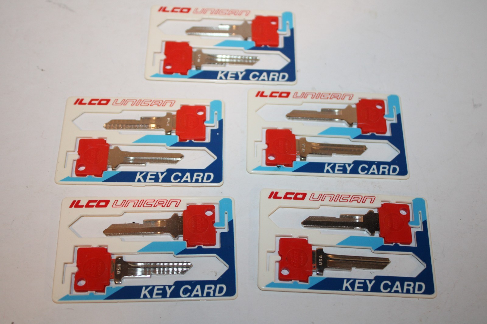 Ilco Unican Key Card KCB4849 GM A/B GMA GMB Key Blanks Lot of 10 NOS Ilco Unican Key Card KCB4849 GM A/B GMA GMB Key Blanks Lot of 10 NOS