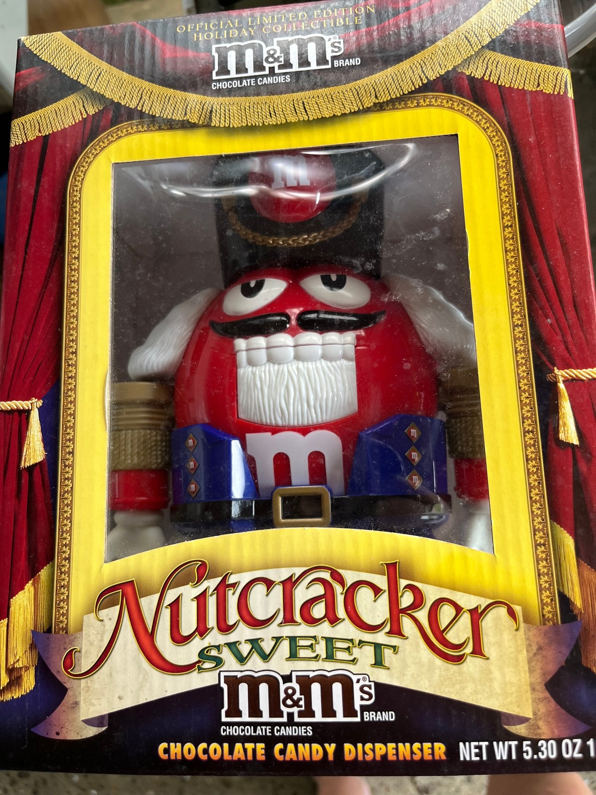 M&M\'s Nutcracker Sweet Limited Edition Chocolate Candy Dispenser Collectible M&M\'s Nutcracker Sweet Limited Edition Chocolate Candy Dispenser Collectible