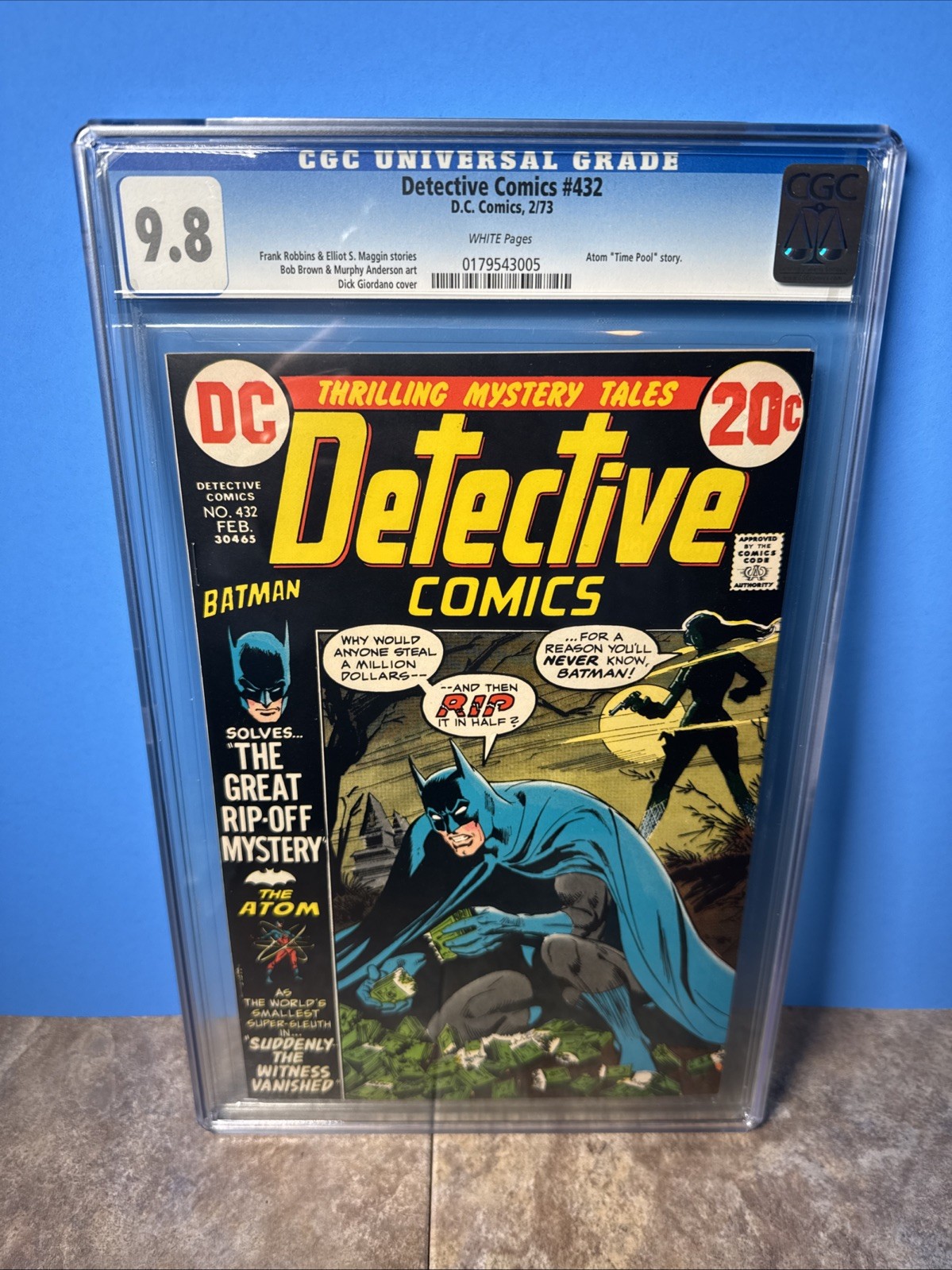 Detective Comics #432 DC 1973 Bronze Age CGC 9.8 White Pages