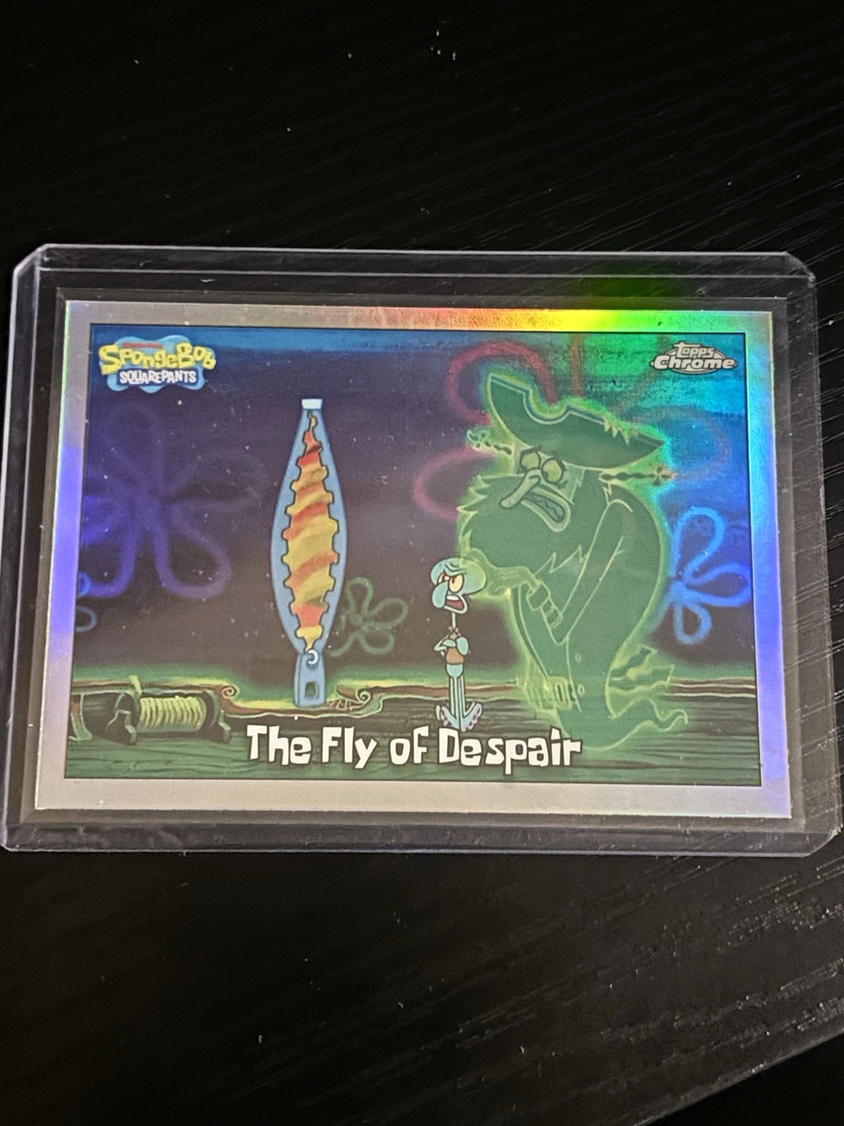 Topps 2025 Topps Chrome SpongeBob SquarePants #121 The Fly of Despair Refractor