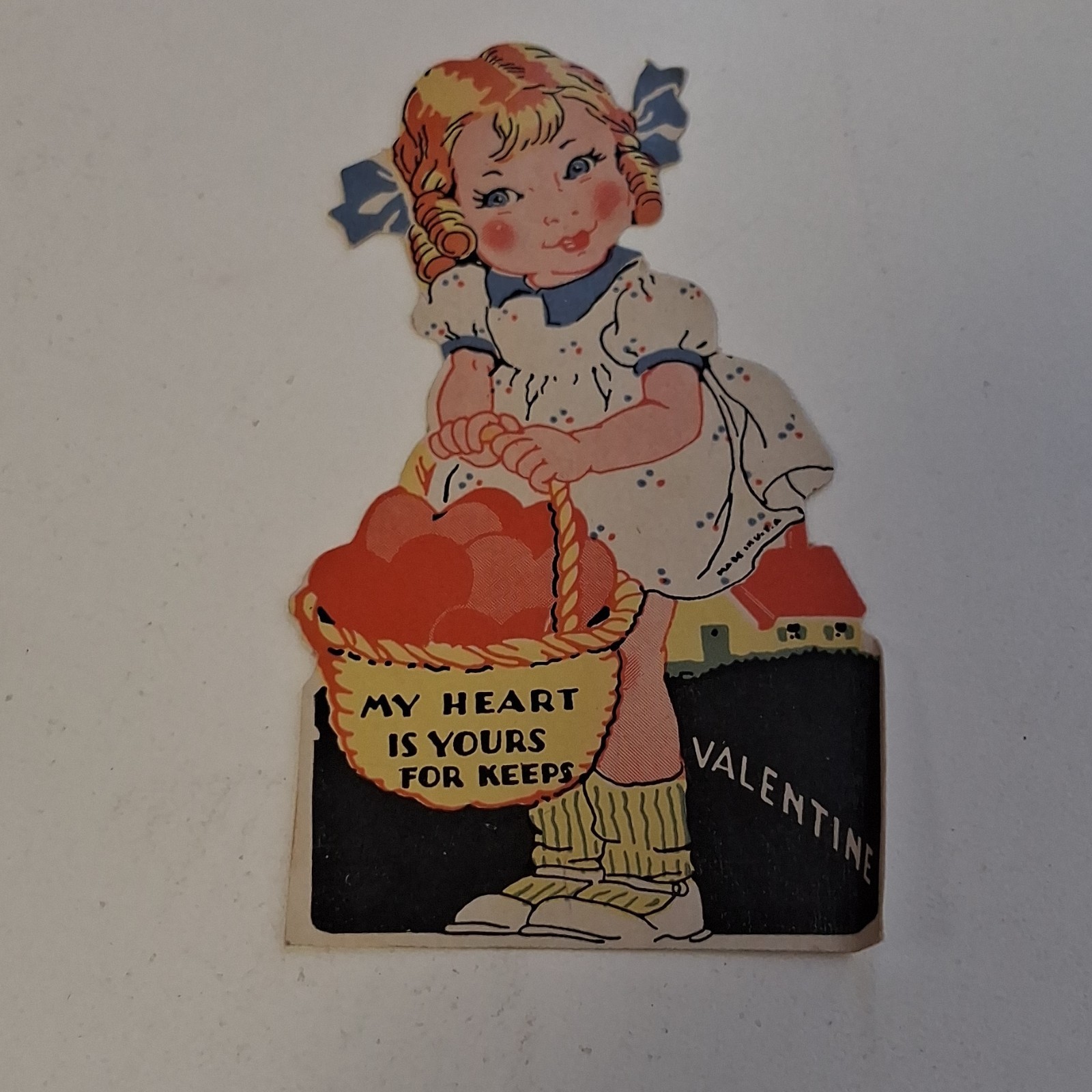 Vintage Valentine Card 1940s \