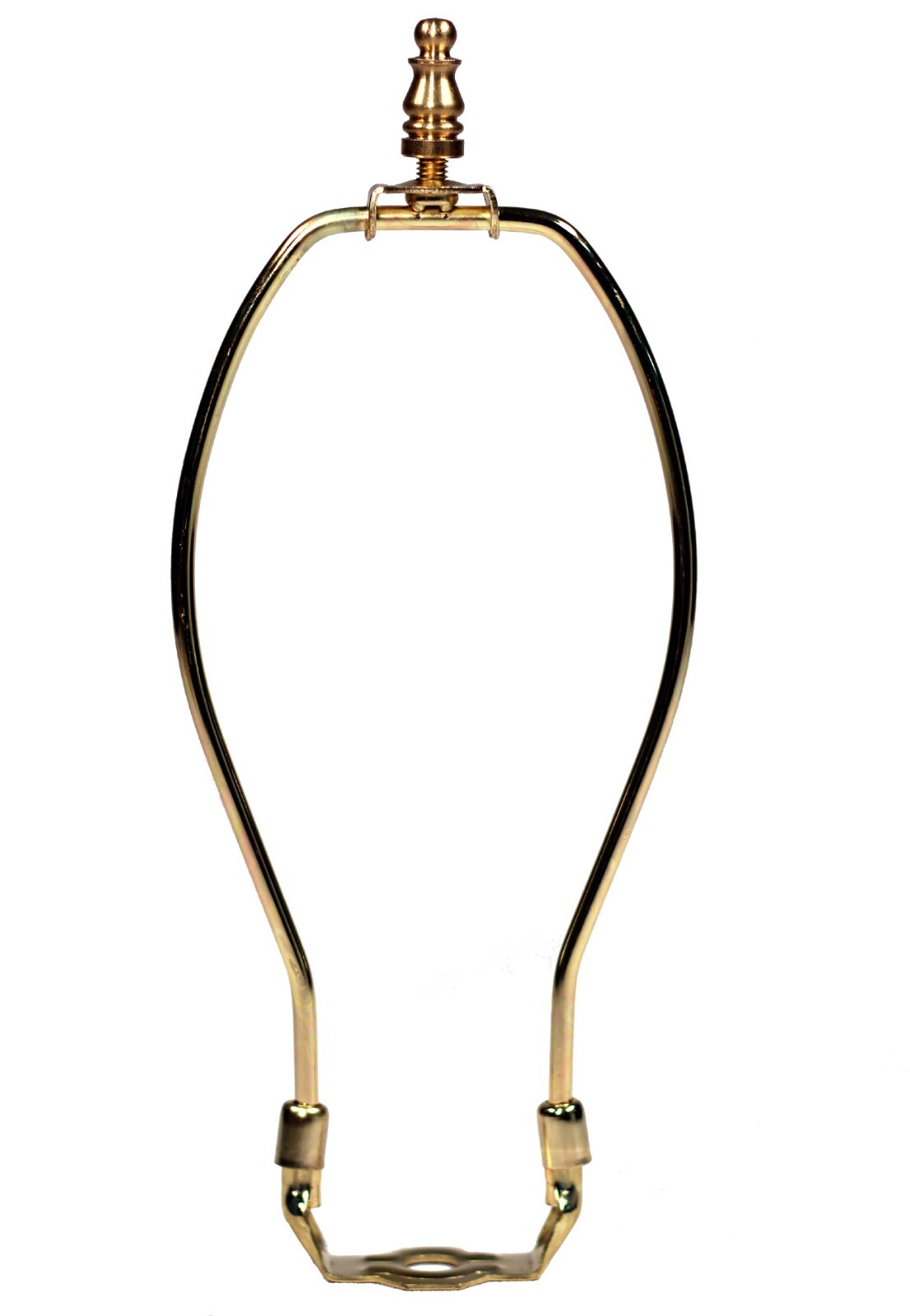 8 Inch Lamp Harp Kit - Gold Finish | Regular Weight Harp with Premium Finial