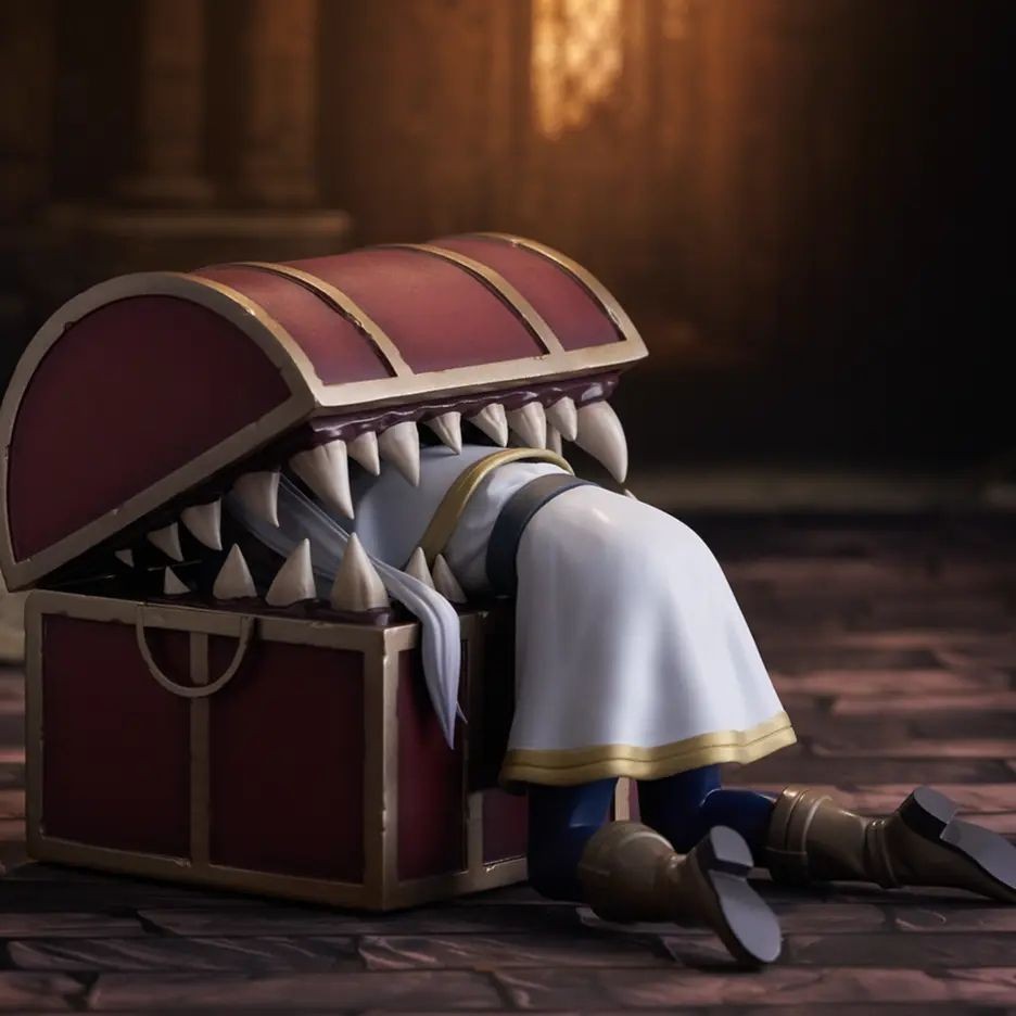 Frieren Mimic Chest Figure 10cm – Frieren Beyond Journey’s End Anime PVC Statue