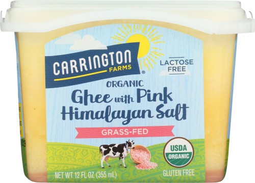 CARRINGTON FARMS GHEE HIMALAYAN SALT 12 OZ