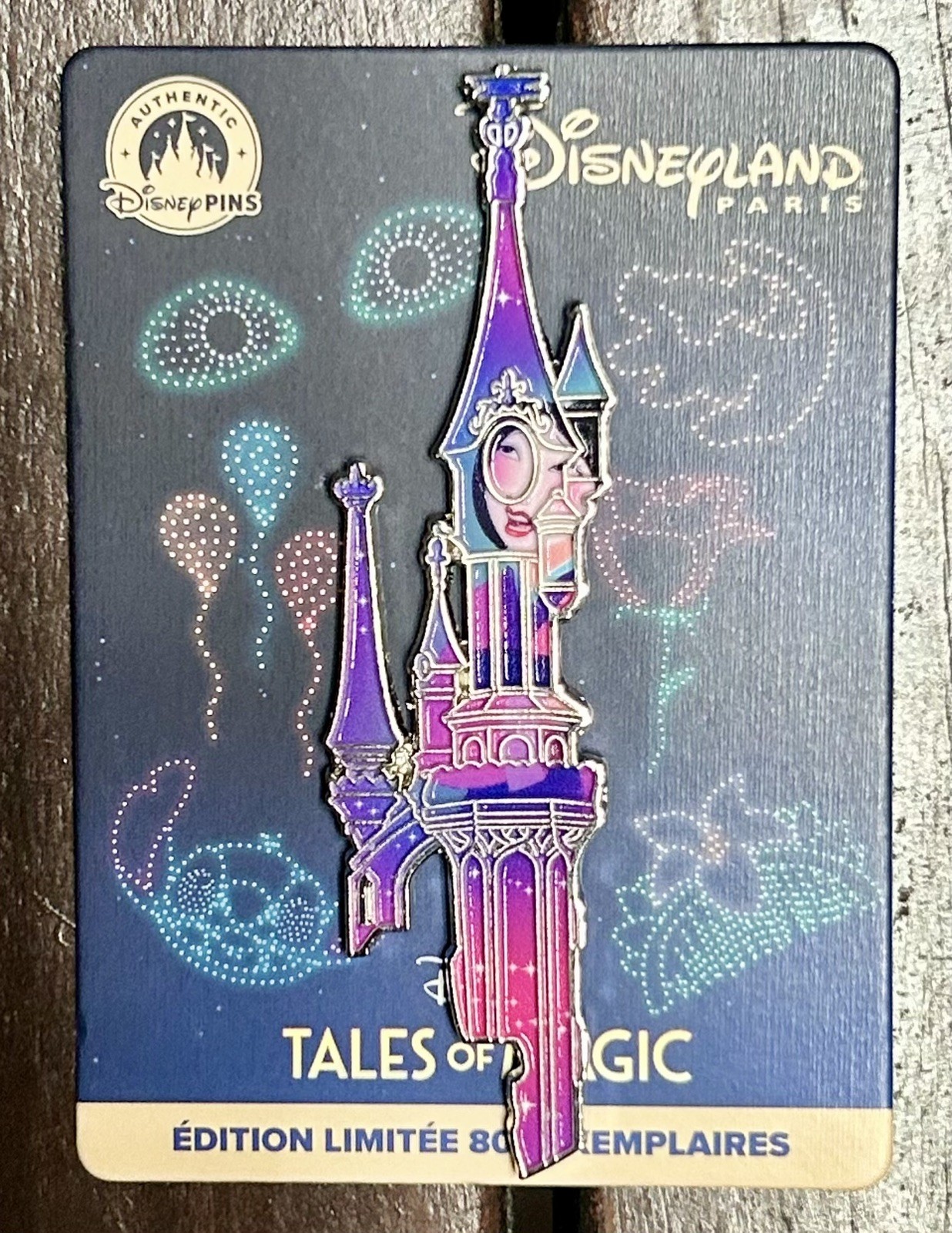 📦❌🇺🇸 Disney Tales Of Magic Mulan Disneyland Paris Pin - LE 800 EX