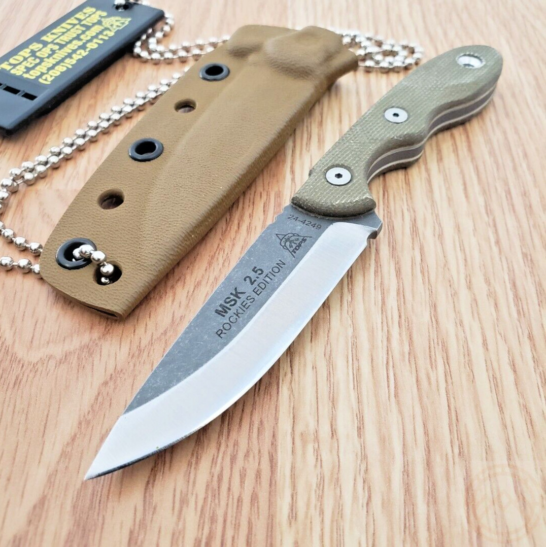 TOPS Mini Scandi Fixed Knife 3