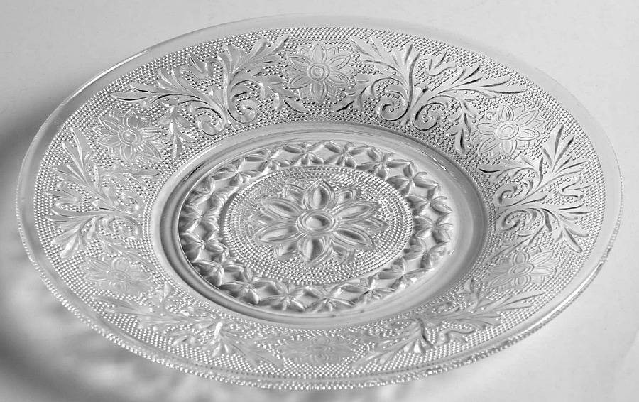 Anchor Hocking Sandwich Clear Dessert Plate 6490271