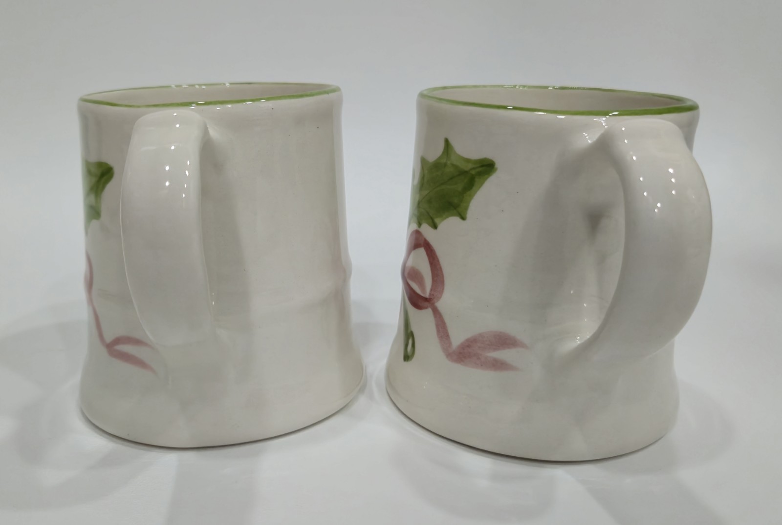Los Angeles Pottery Holly Tankard Mugs | Set Of 2 | 3985103 | Laurie Gates