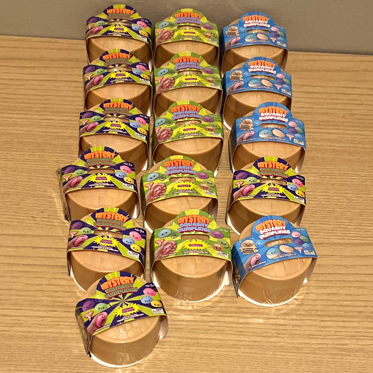 MINI Mystery Squashy Dumplings Lot of 15, Age 5+ MINI Mystery Squashy Dumplings Lot of 15, Age 5+