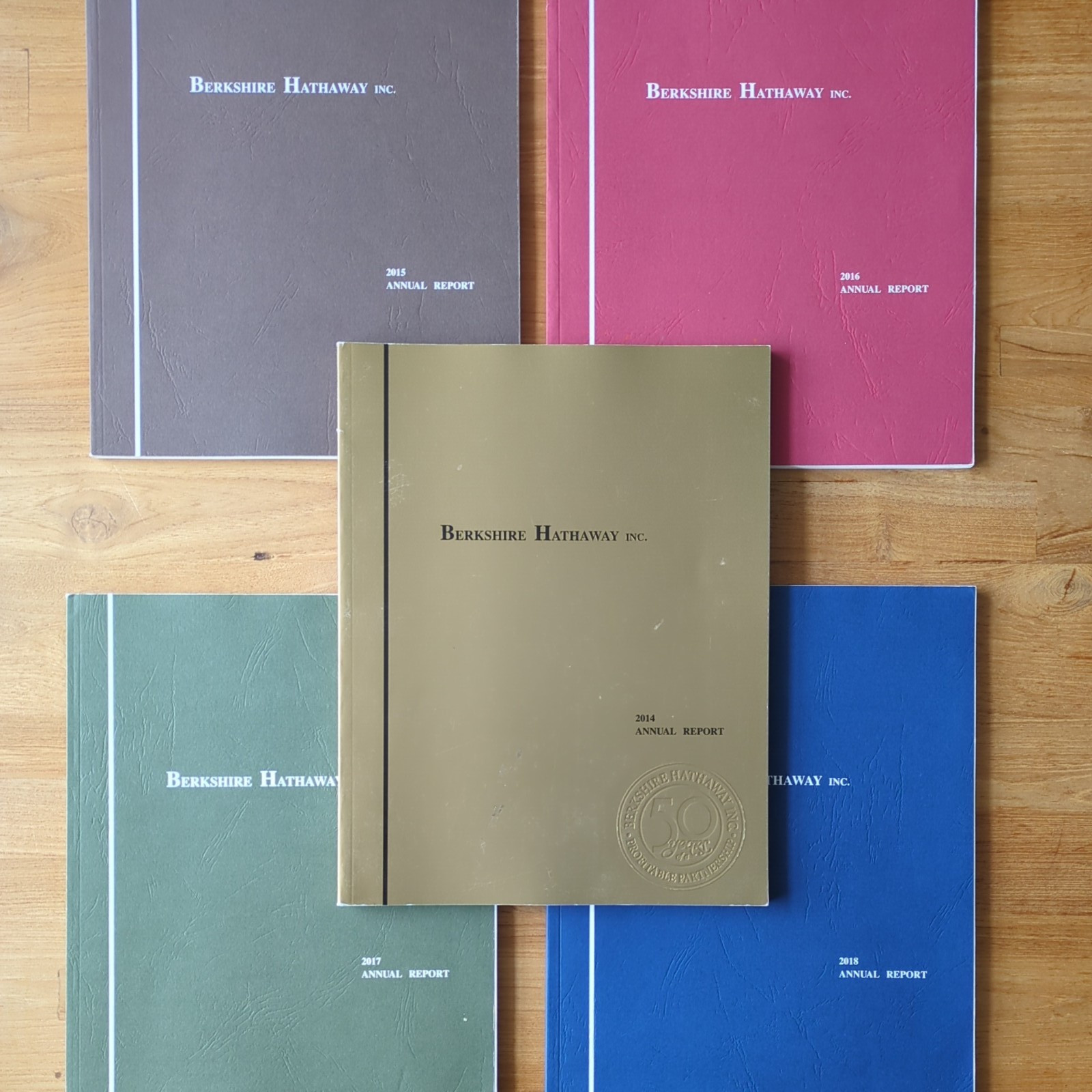2014 - 2018 Berkshire Hathaway Annual Reports