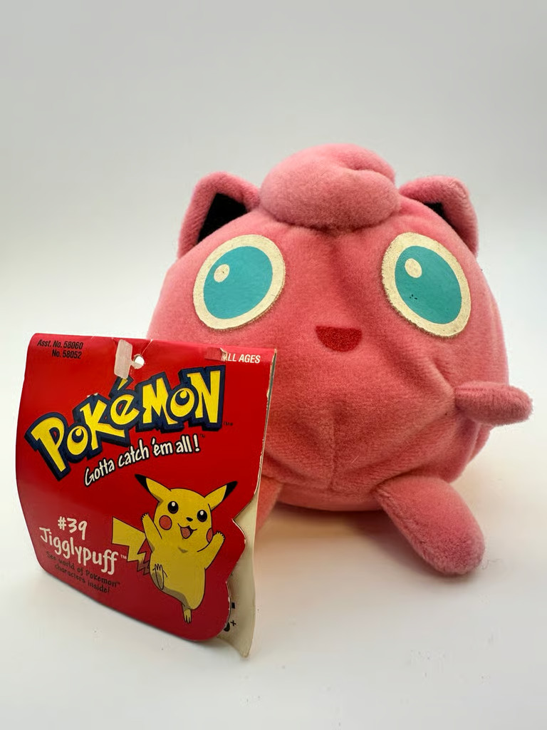 Vintage Original Jigglypuff #39 Plush 1998 Nintendo Pokemon with Tags 4\