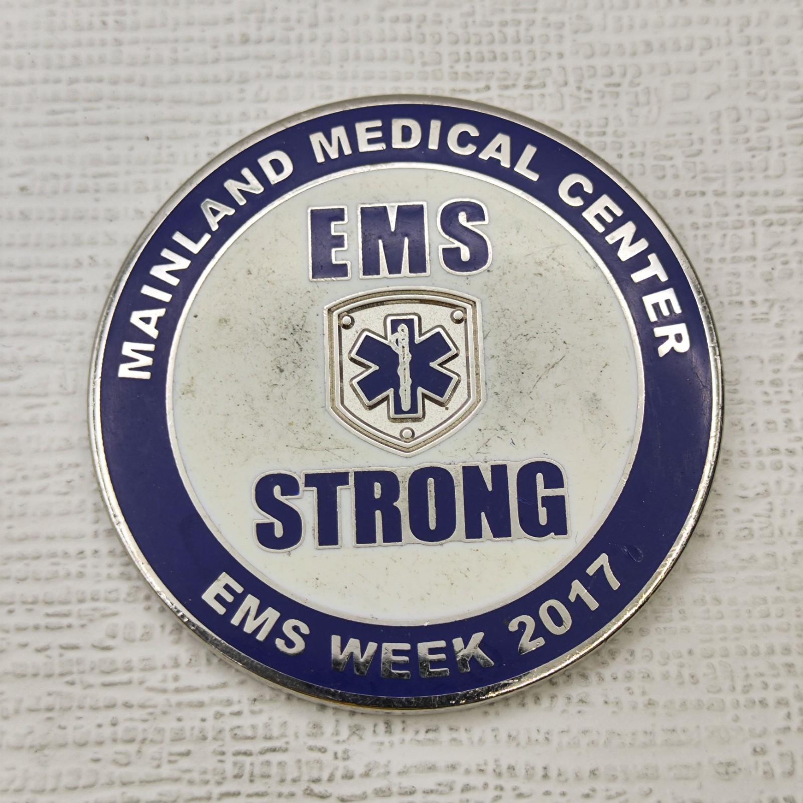 Mainland Medic Center HCA EMS Week Gulf Coast Division Challenge Coin #