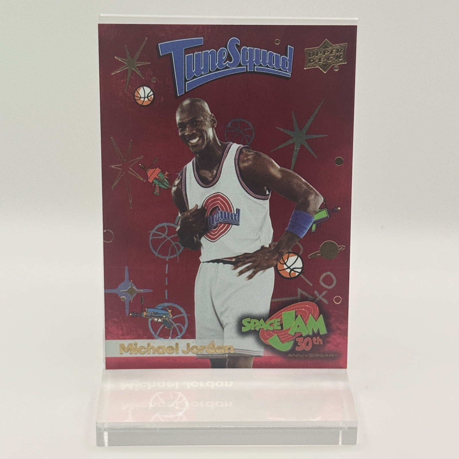 Upper Deck Space Jam 30th Anniversary Michael Jordan Red #/1996 
