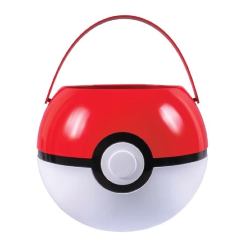 Pokemon PokeBall Treat Pail Red