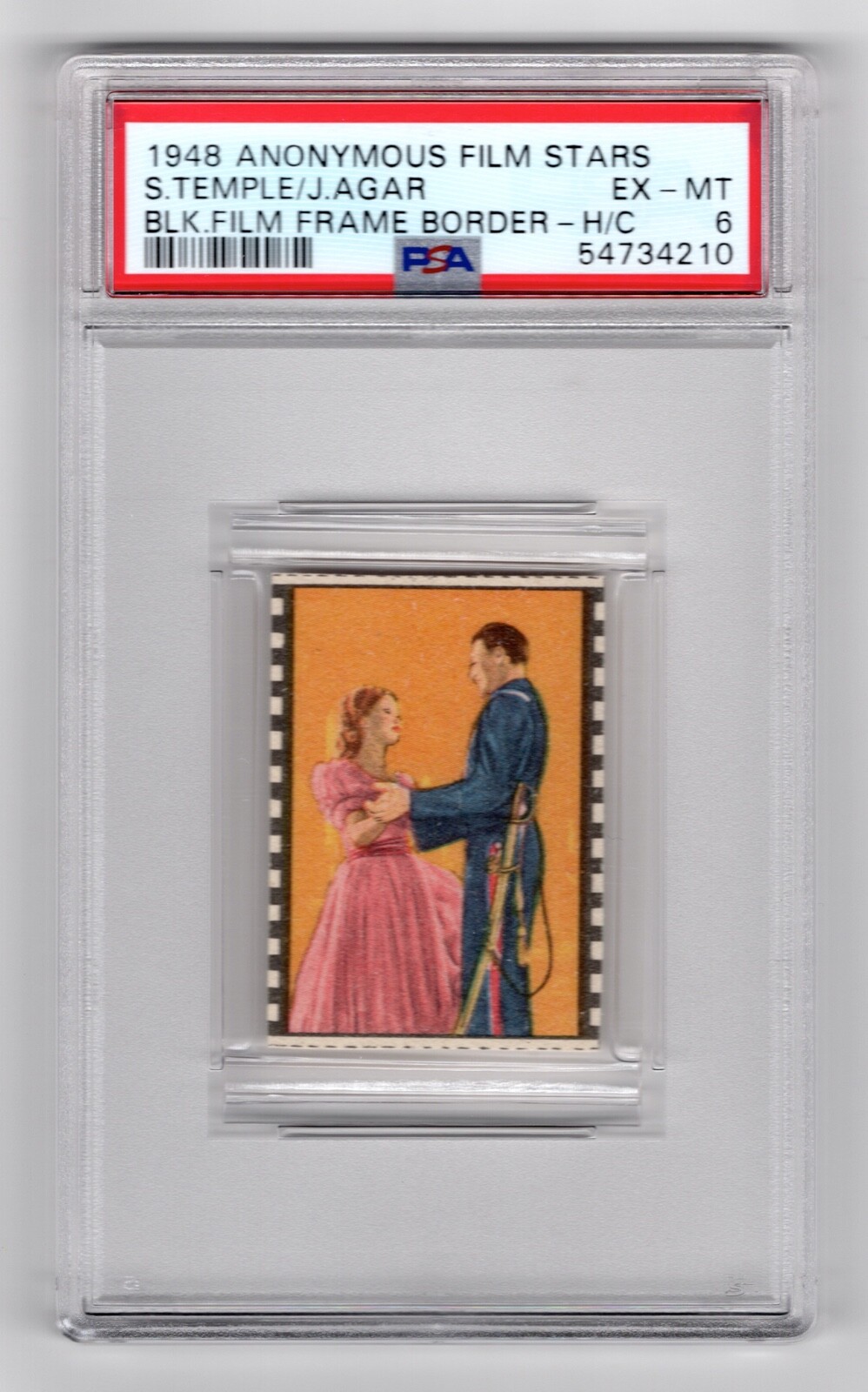 PSA 6 SHIRLEY TEMPLE in FORT APACHE 1948 Anonymous Card 2nd Highest Ever Graded PSA 6 SHIRLEY TEMPLE in FORT APACHE 1948 Anonymous Card 2nd Highest Ever Graded