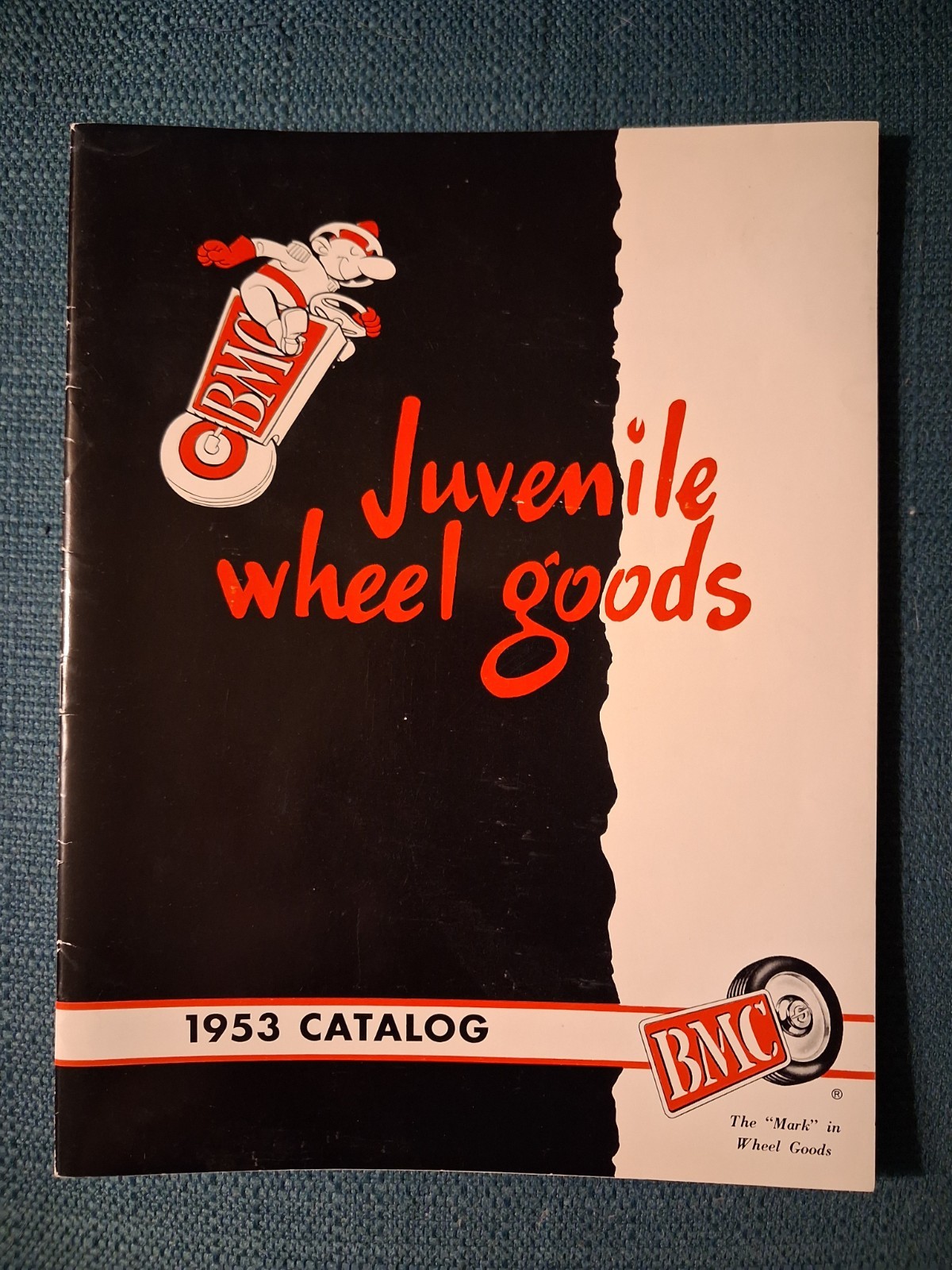 1953 BMC JUVENILE WHEEL GOODS 38 PAGE CATALOG Pedal Drive Toys, Hook & Ladder