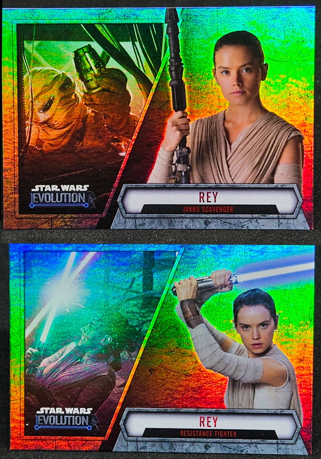 REY 2016 Star Wars Evolution Foil 90 - 91 *QTY