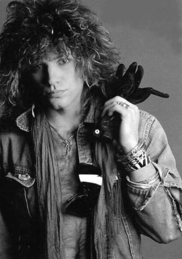1980s Signer Jon Bon Jovi Vintage Retro Celebrity Photo Poster 13x19