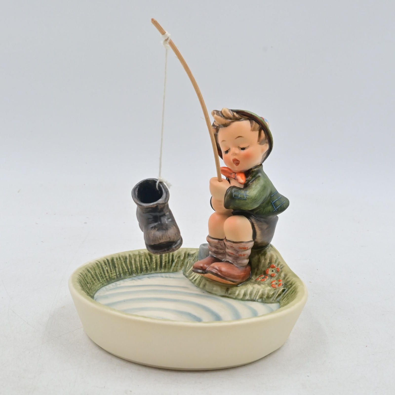 Hummel Goebel Just Fishing Figurine 373 Vintage W Germany TMK 6