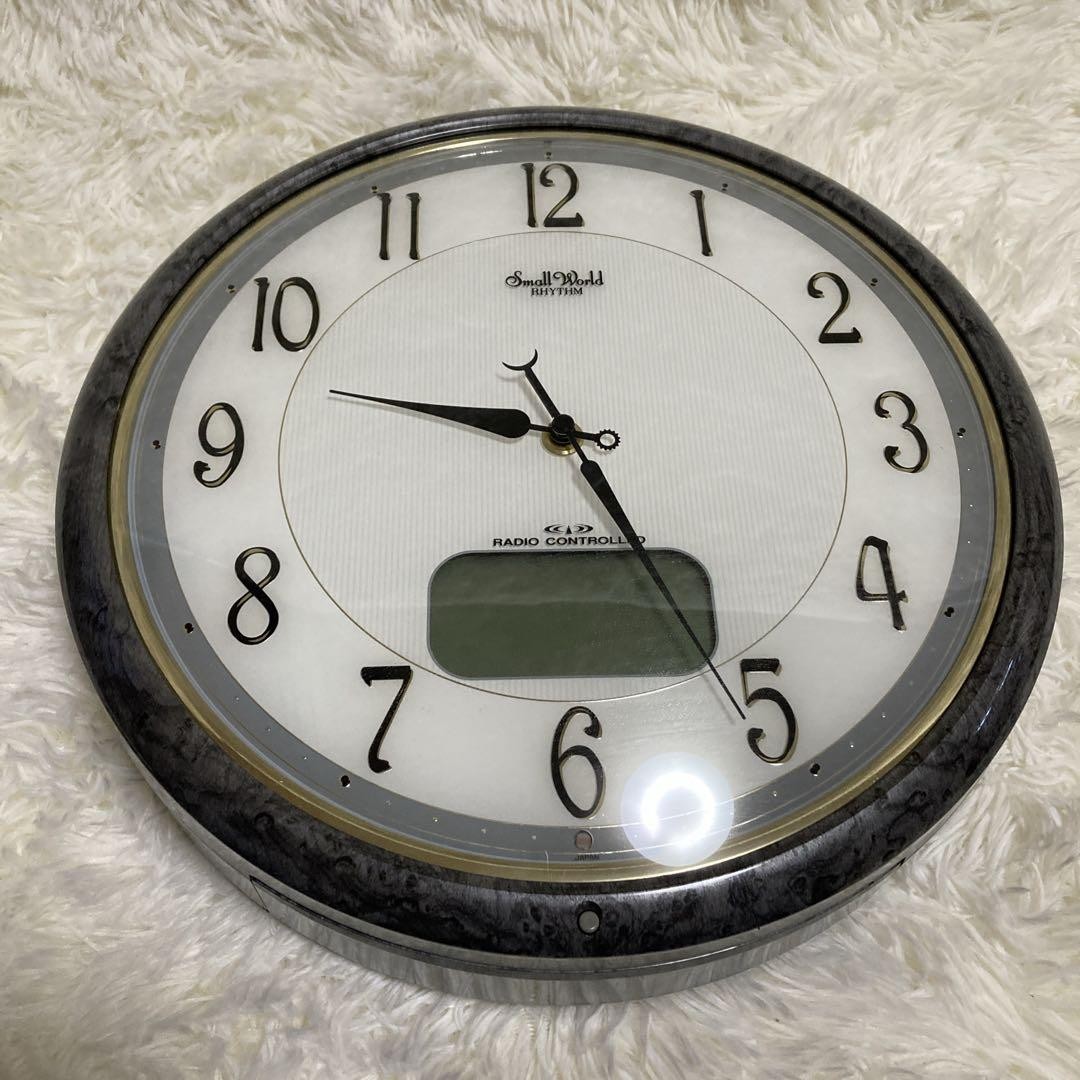 Rhythm Small World RYTHEM Clock 4FY605RN Mechanical Automaton Rare Antique