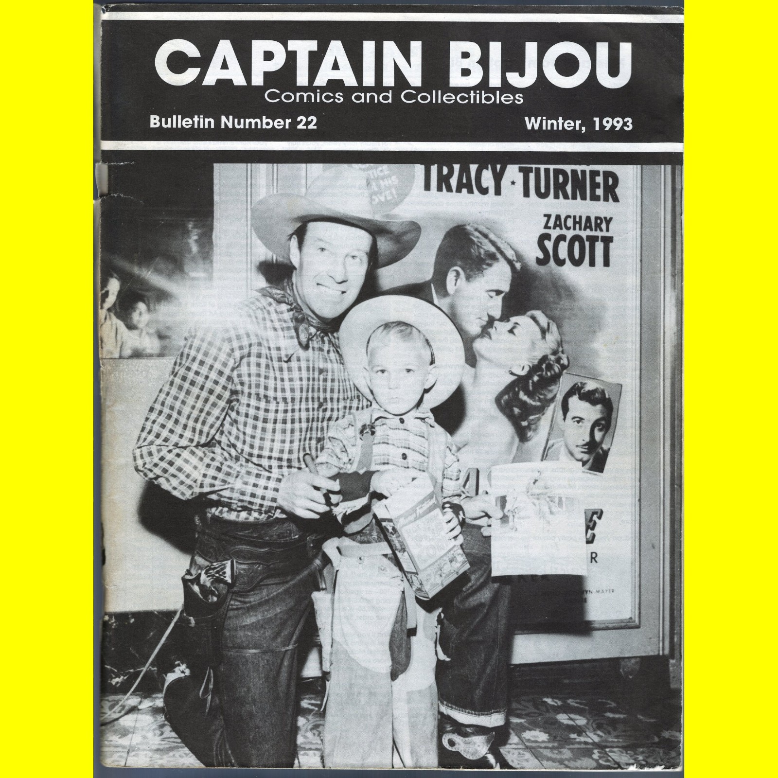 CAPTAIN BIJOU comics & collectibles #22-WTR 1993-W WILD BILL ELLIOT magazine