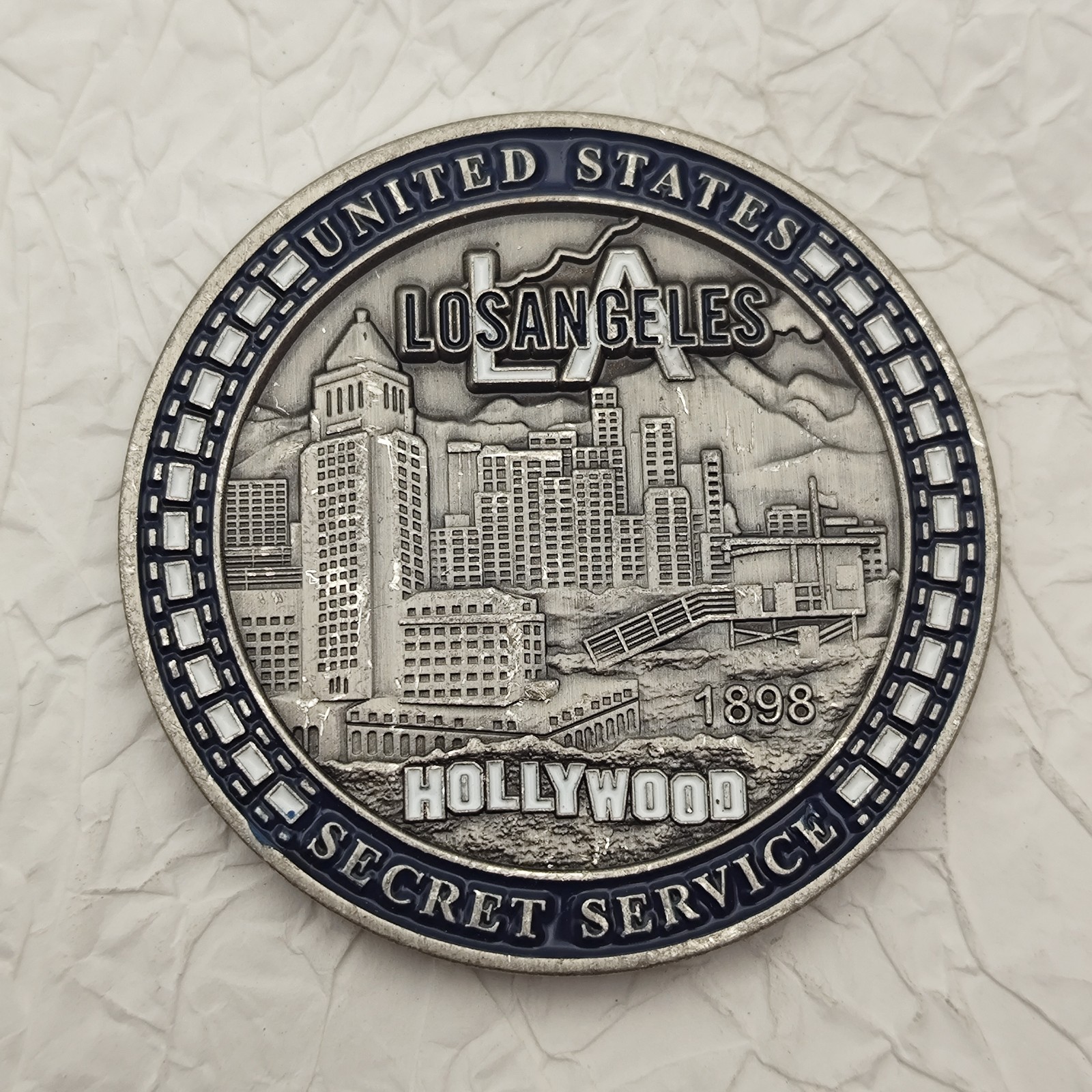 USSS Los Angeles Secret Service  Hollywood Challenge Coin