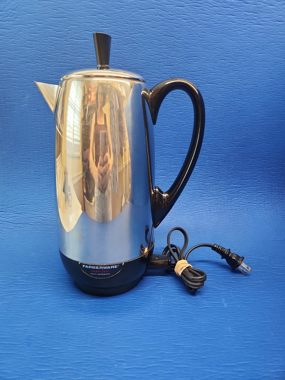 Vintage Farberware Superfast Electric Coffee Percolator 134B 2-4Cup TESTED Works
