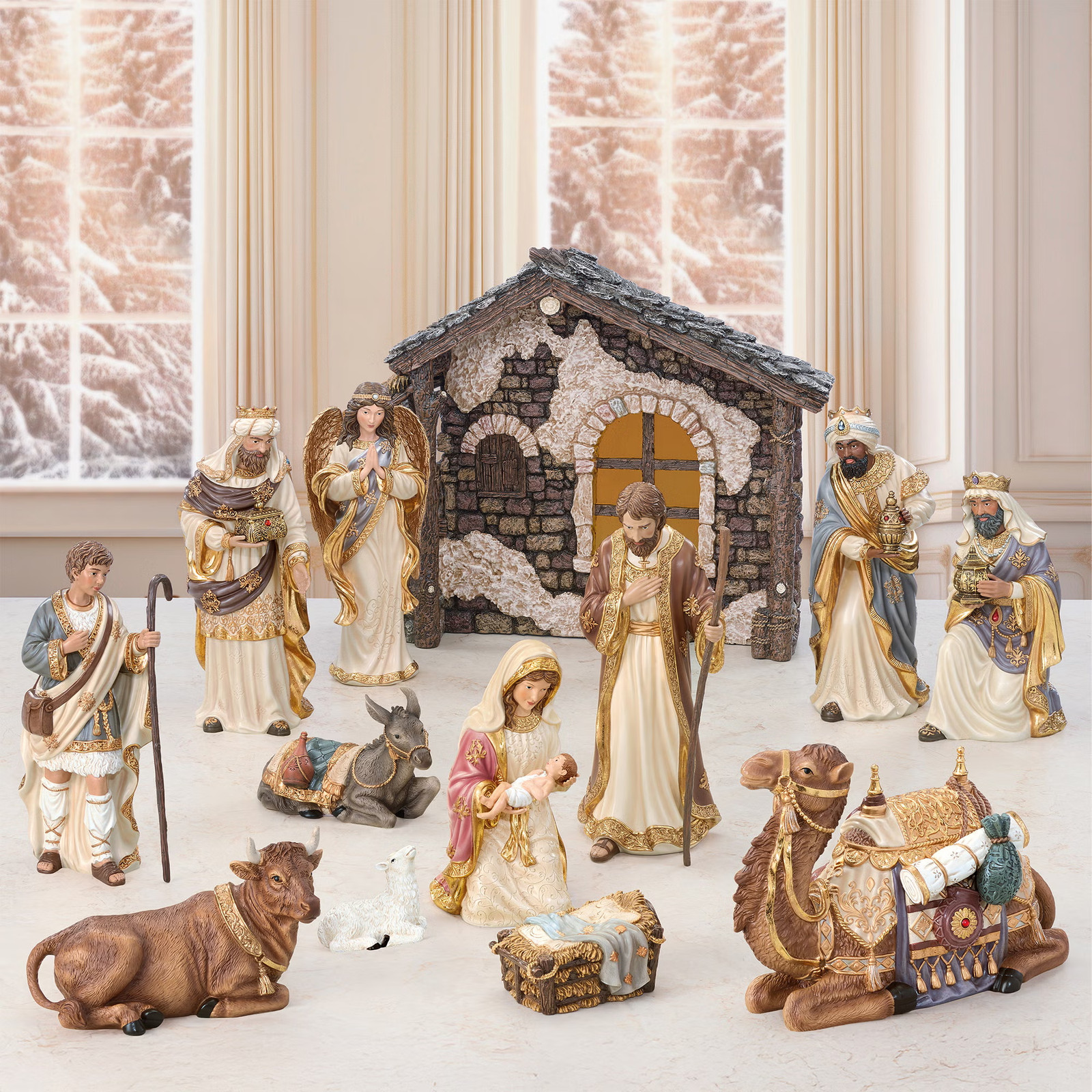Kirkland Signature Nativity Set, 14-Piece