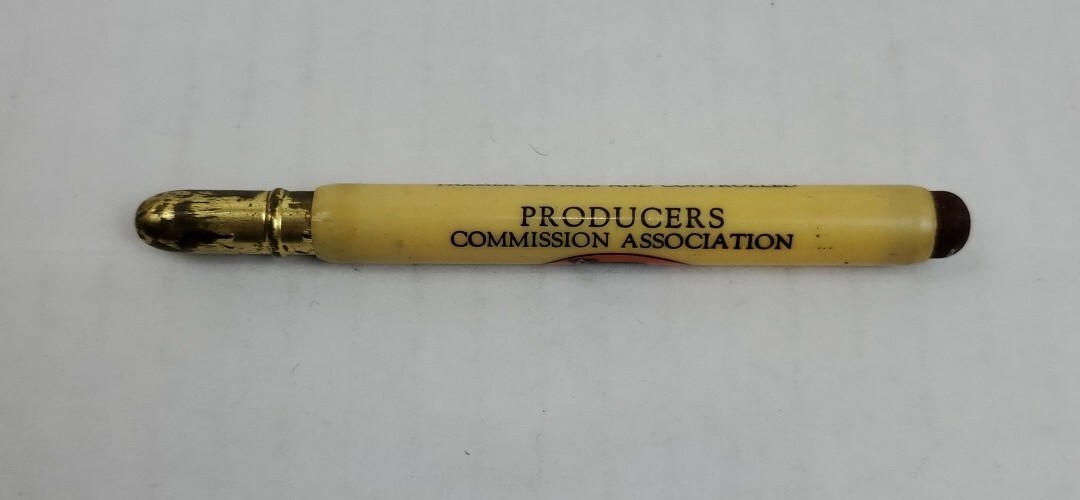 Vintage Producers Commission Association Sioux City IA Stockyards Bullet Pencil
