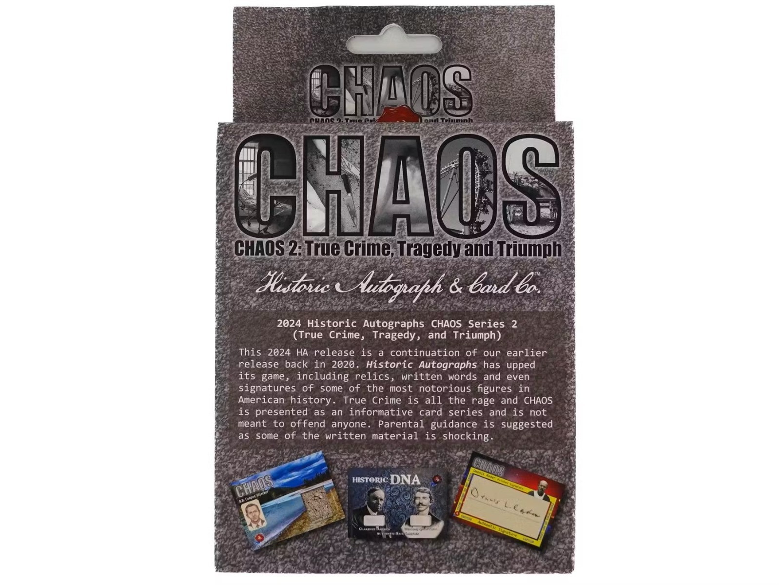 2024 HISTORIC AUTOGRAPHS CHAOS SERIES 2 HOBBY BOX -BRAND NEW - 🔥🔥🔥