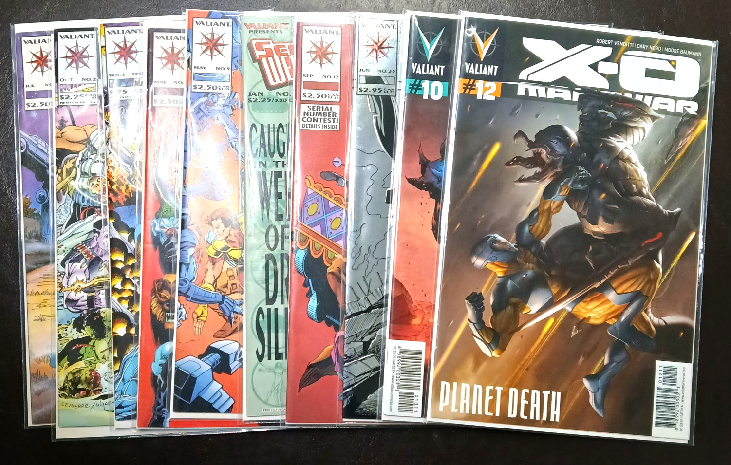 Valiant Comics Lot: Shadowman,X-O Manowar,Magnus Robot Fighter & More - 10 Issue