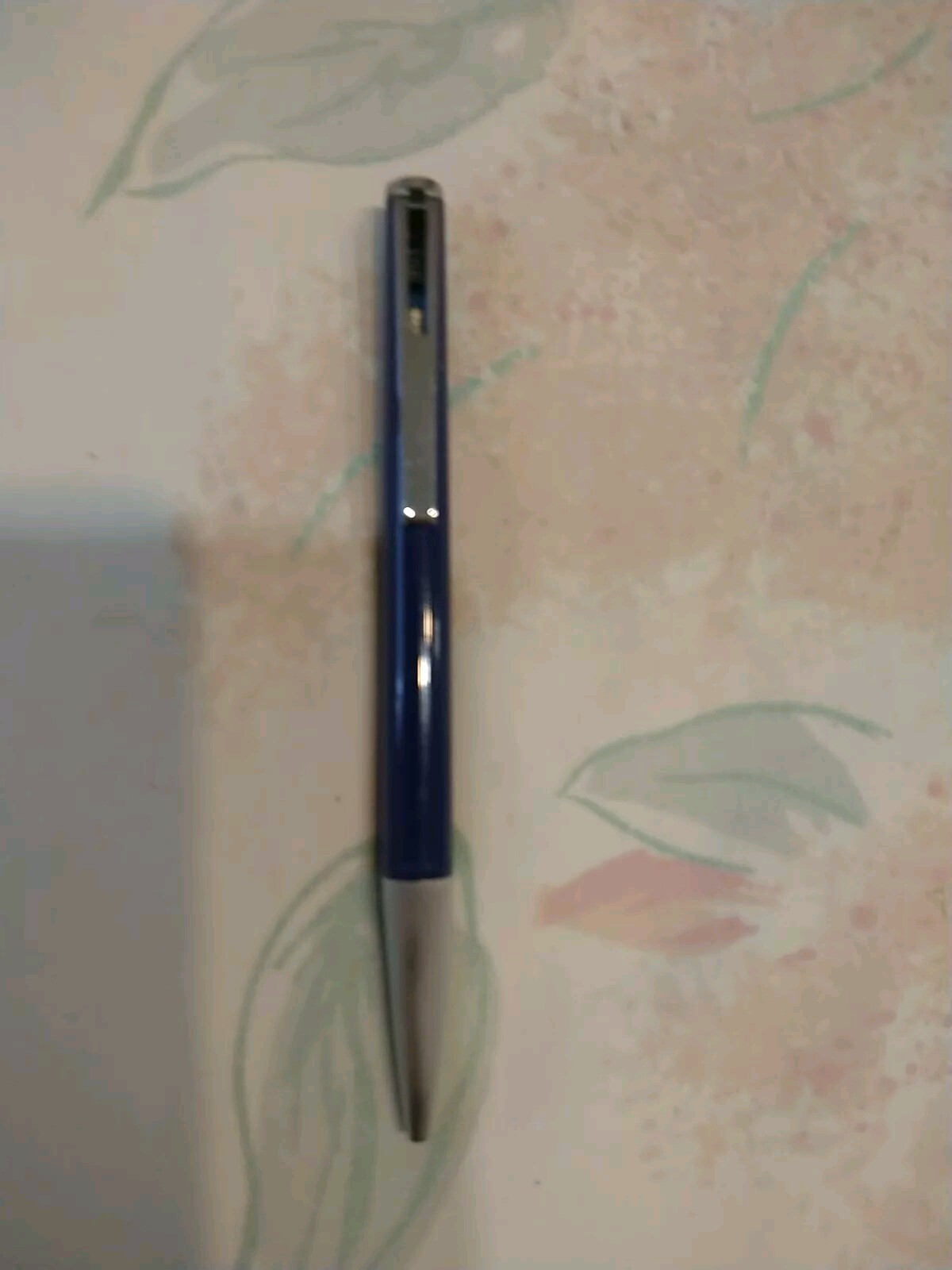 GENUINE MONTBLANC 780 BLUE RESIN & SILVER METAL BALL POINT PEN GERMANY 