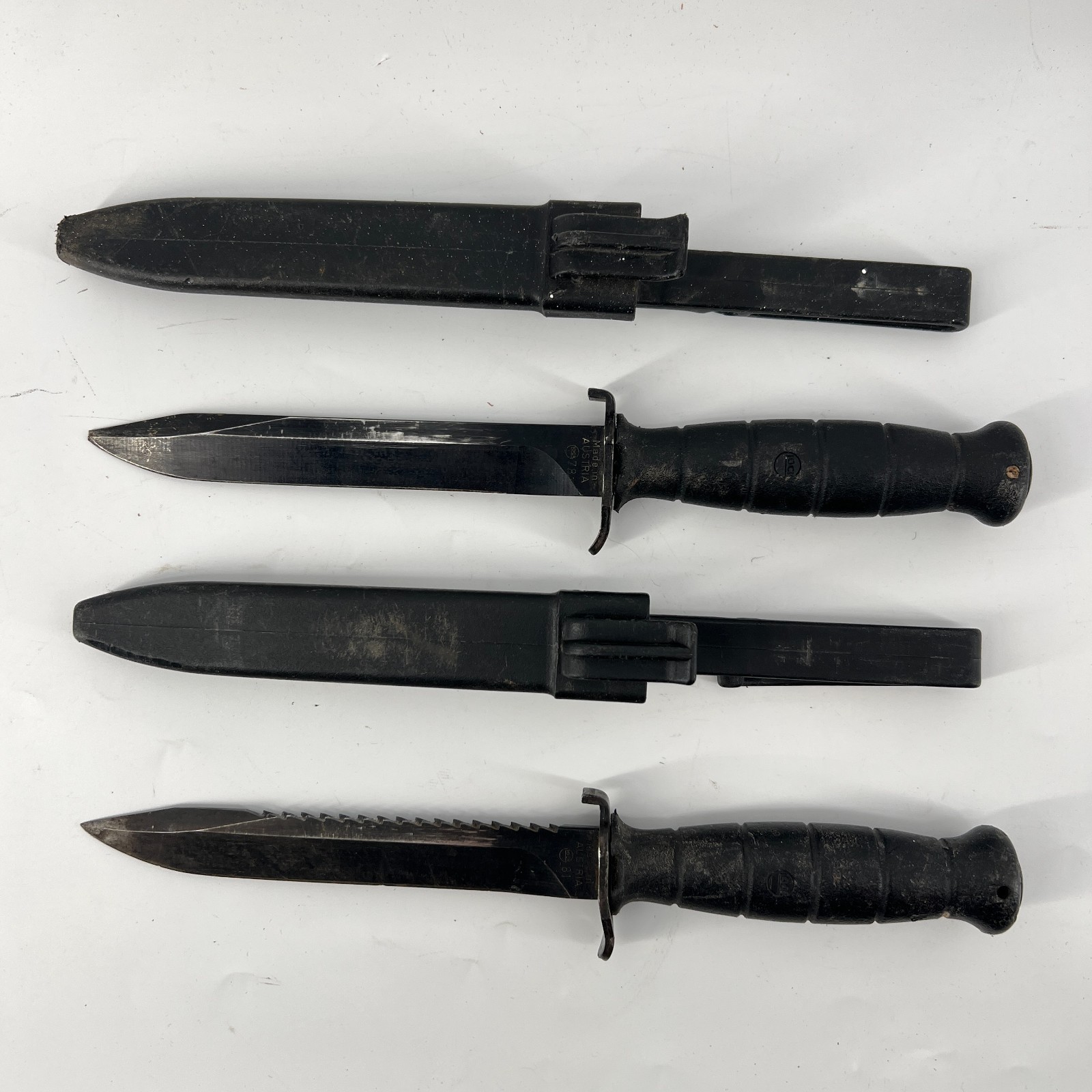 GLOCK FM 78/  FM 81 Field Knife ROUND LOGO Version Vintage Military Combat Lot