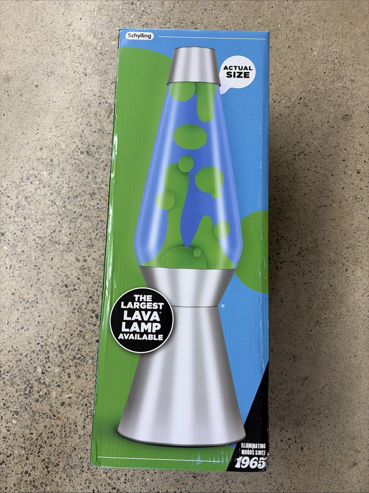 Lava 27 inch Large Silver Base Yellow Wax Blue Liquid Lava Lamp Broken Lava 27 inch Large Silver Base Yellow Wax Blue Liquid Lava Lamp Broken