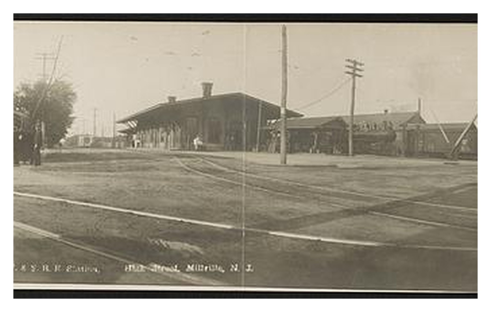 Millville New Jersey Railroad Station Standard Postcard Millville New Jersey Railroad Station Standard Postcard