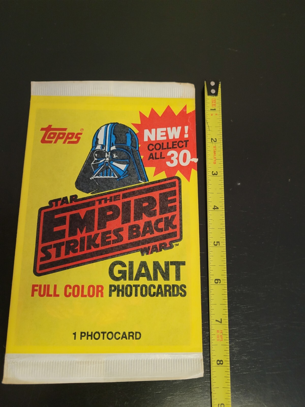 VTG Topps Star Wars The Empire Strikes Back Giant Full Color Photo Card SEALED