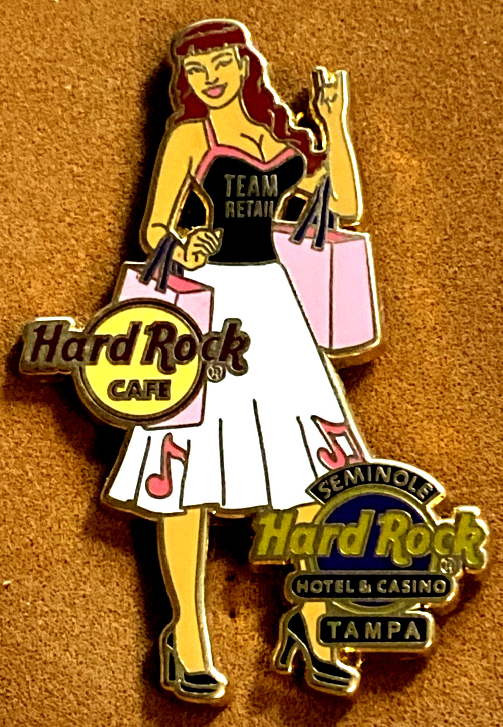 SEMINAL HARD ROCK HOTEL & CASINO TAMPA BAY TEAM RETAIL MEMBER LE 100 PIN
