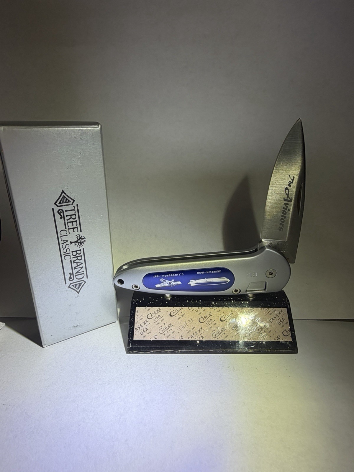 RARE BOKER KNIFE 1996 LTD THE AVIATORS-TOP LOCK II (7109) #1313 Near Mint W/box RARE BOKER KNIFE 1996 LTD THE AVIATORS-TOP LOCK II (7109) #1313 Near Mint W/box