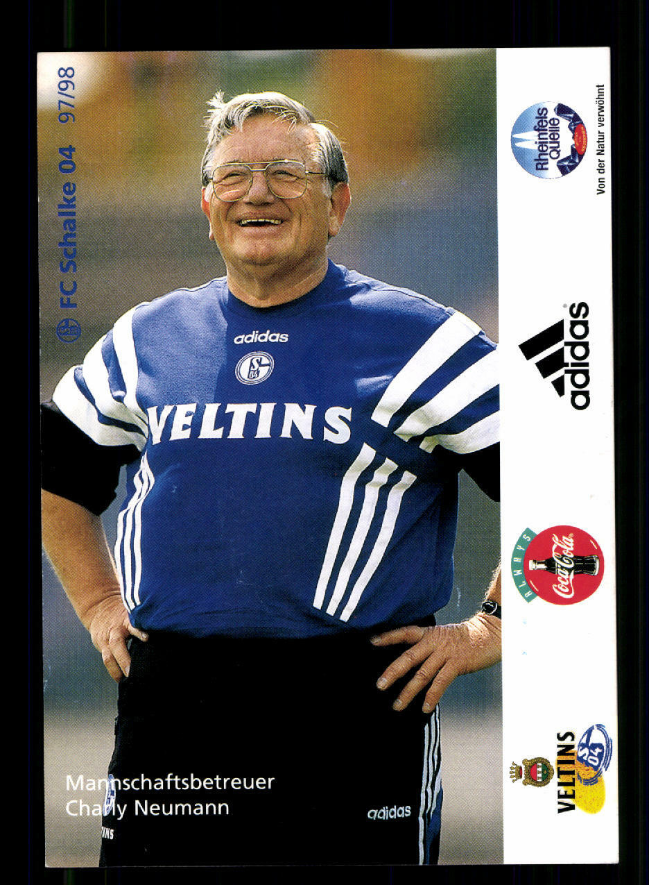 Charly Neumann autograph card FC Schalke 04 1997-98 without signature