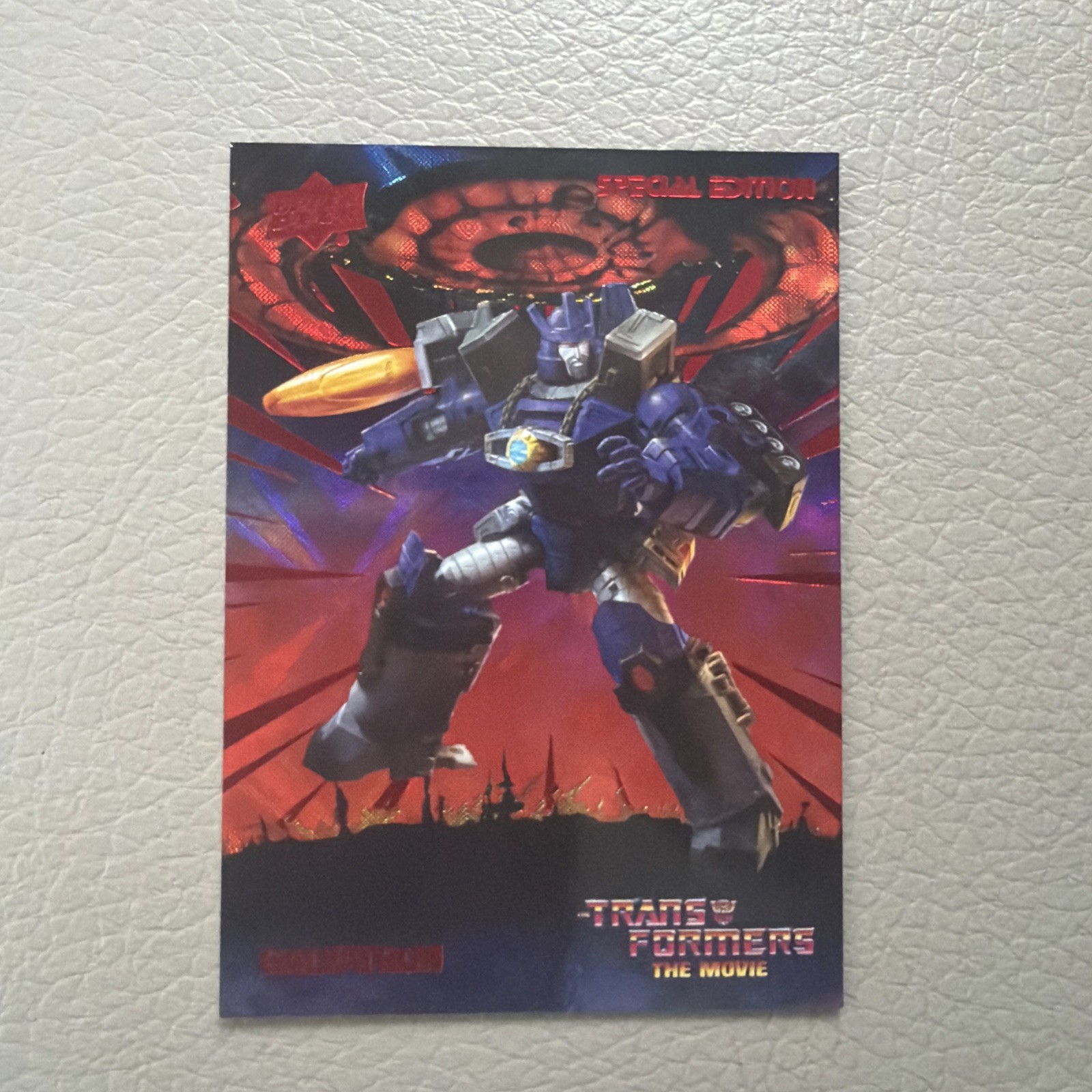 2026 UPPER DECK TRANSFORMERS THE MOVIE 40th GALVATRON RED #10 Ser #1207/1986 2026 UPPER DECK TRANSFORMERS THE MOVIE 40th GALVATRON RED #10 Ser #1207/1986