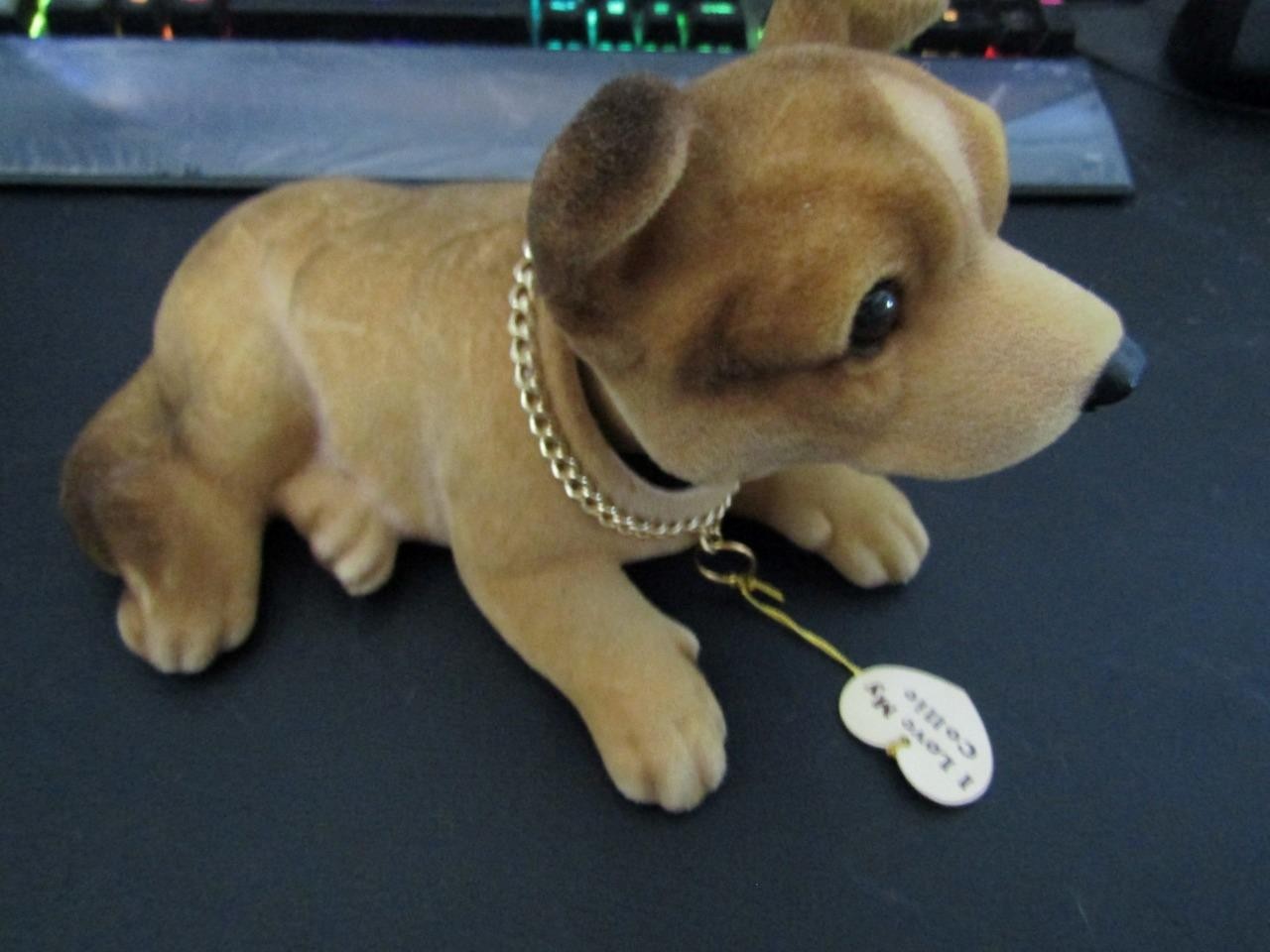 VTG ANTIQUE KAY ORIGINAL BOBBLEHEAD NODDER COLLIE MADE IN JAPAN DASHBOARD CAR