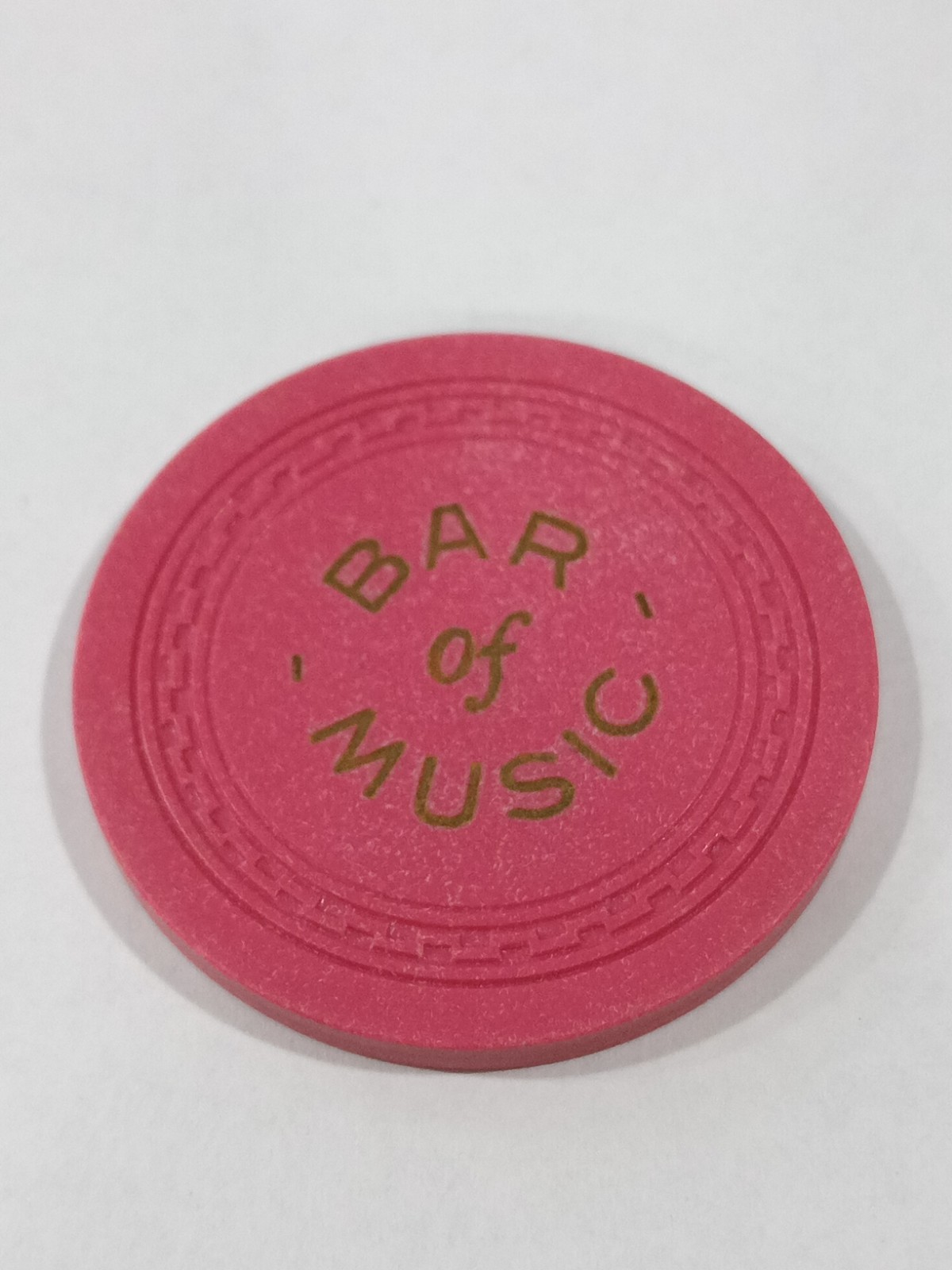 1948 BAR OF MUSIC LAS VEGAS, NEVADA CHIP GREAT FOR VINTAGE COLLECTION LAST ONE