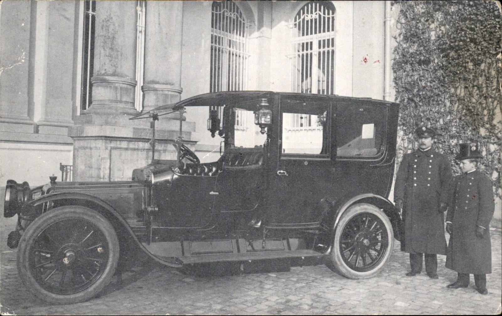 Brookline MA 1911 Panhard-Knight Landaulet Car c1950s Vintage Postcard bhn