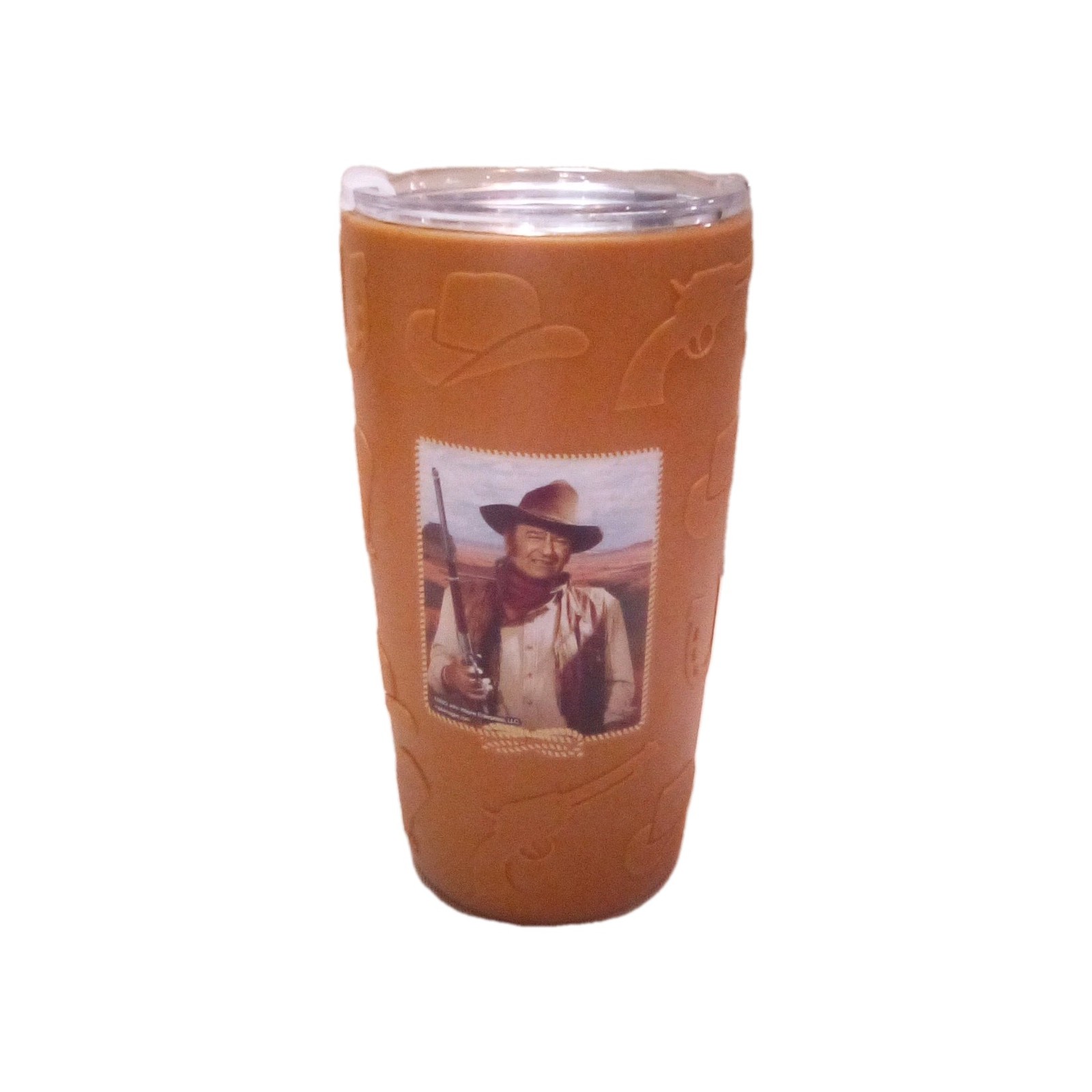 John Wayne Stainless Steel Thermos With Silicone Sleeve
