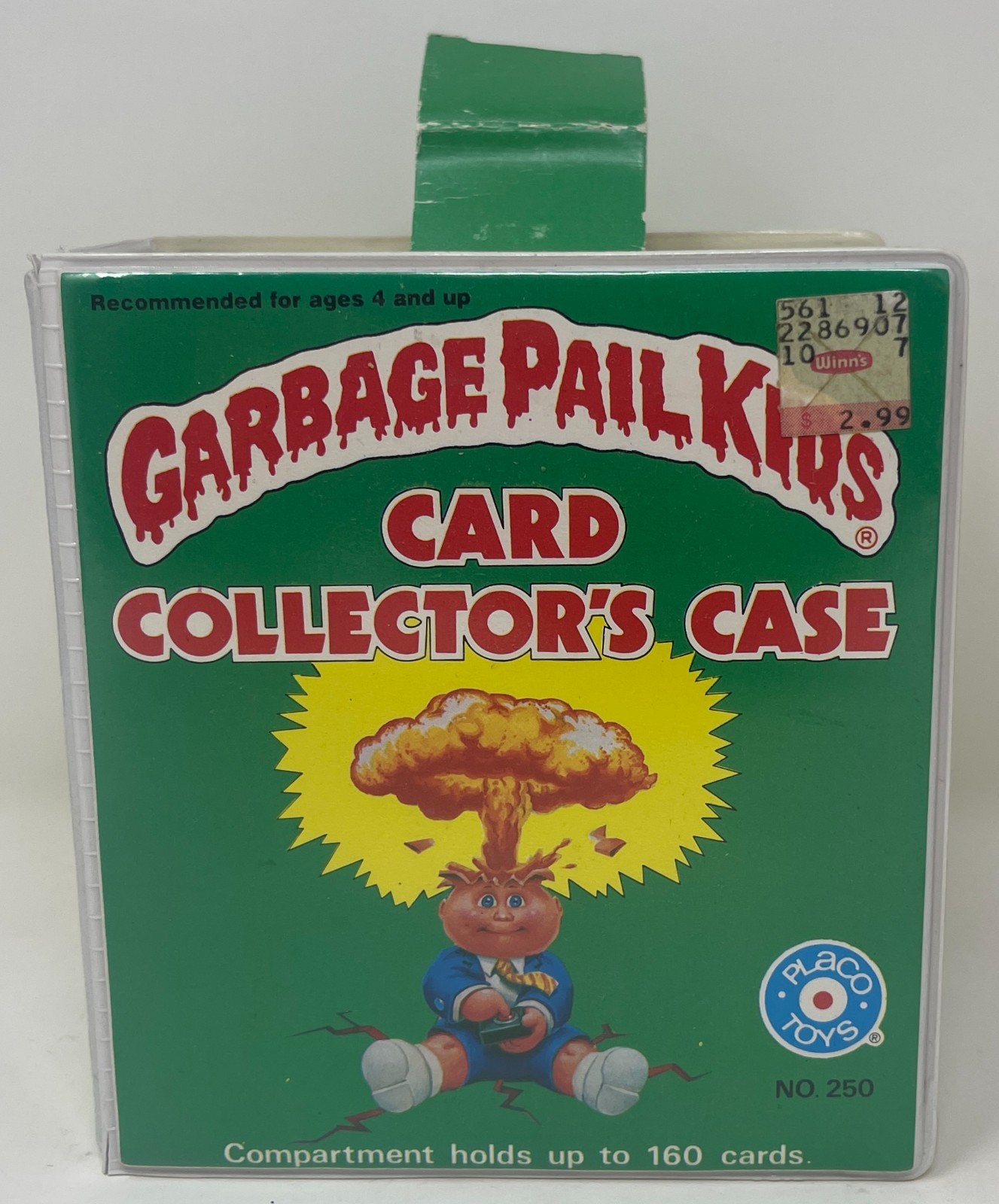 Vintage 1986 Garbage Pail Kids Collector's Case Placo Toys GPK Holds 160 Cards Vintage 1986 Garbage Pail Kids Collector's Case Placo Toys GPK Holds 160 Cards