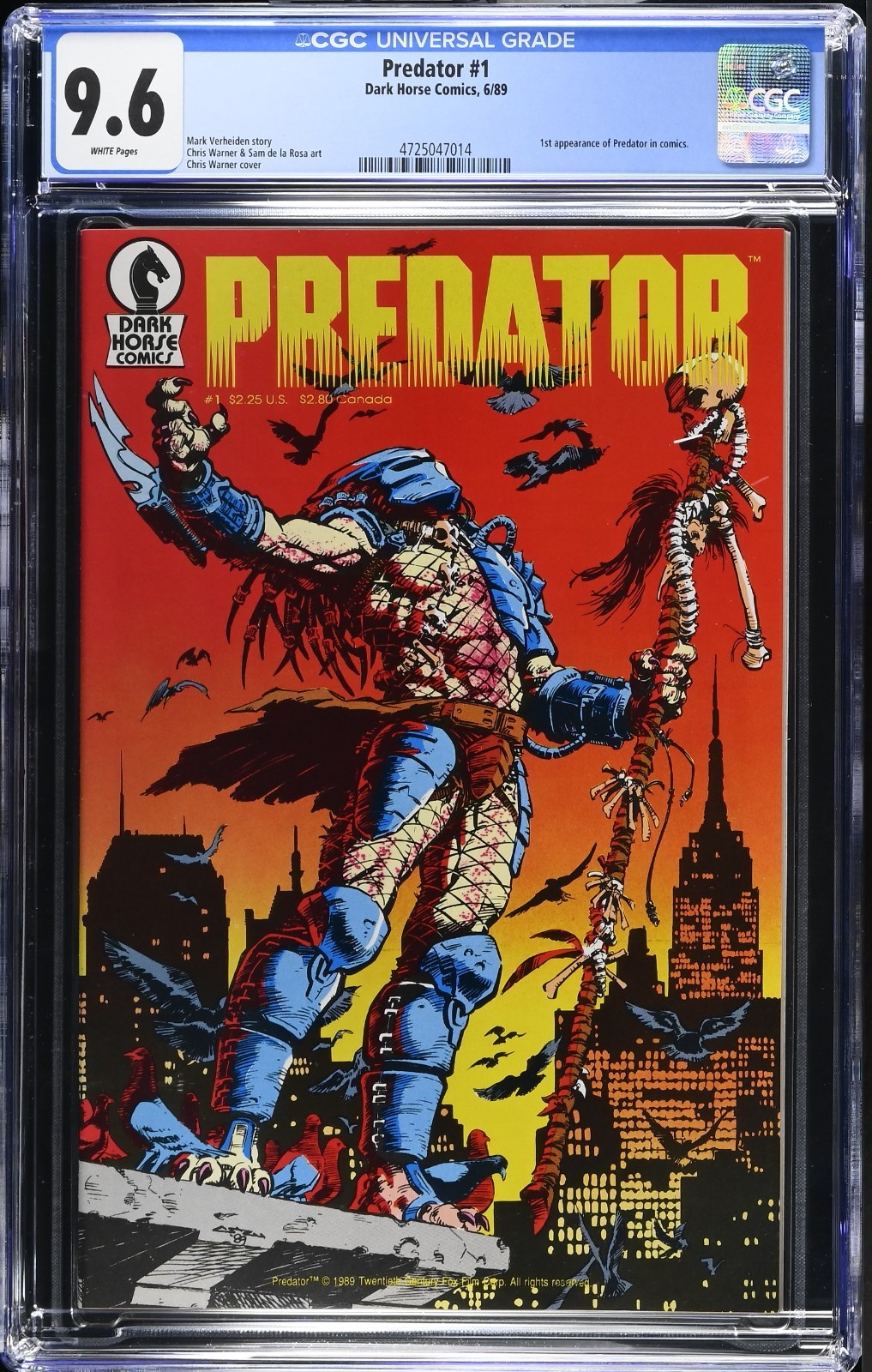 Predator #1 CGC 9.6 1989 1st Appearance Predator in Comics First Printing 🔑 Predator #1 CGC 9.6 1989 1st Appearance Predator in Comics First Printing 🔑