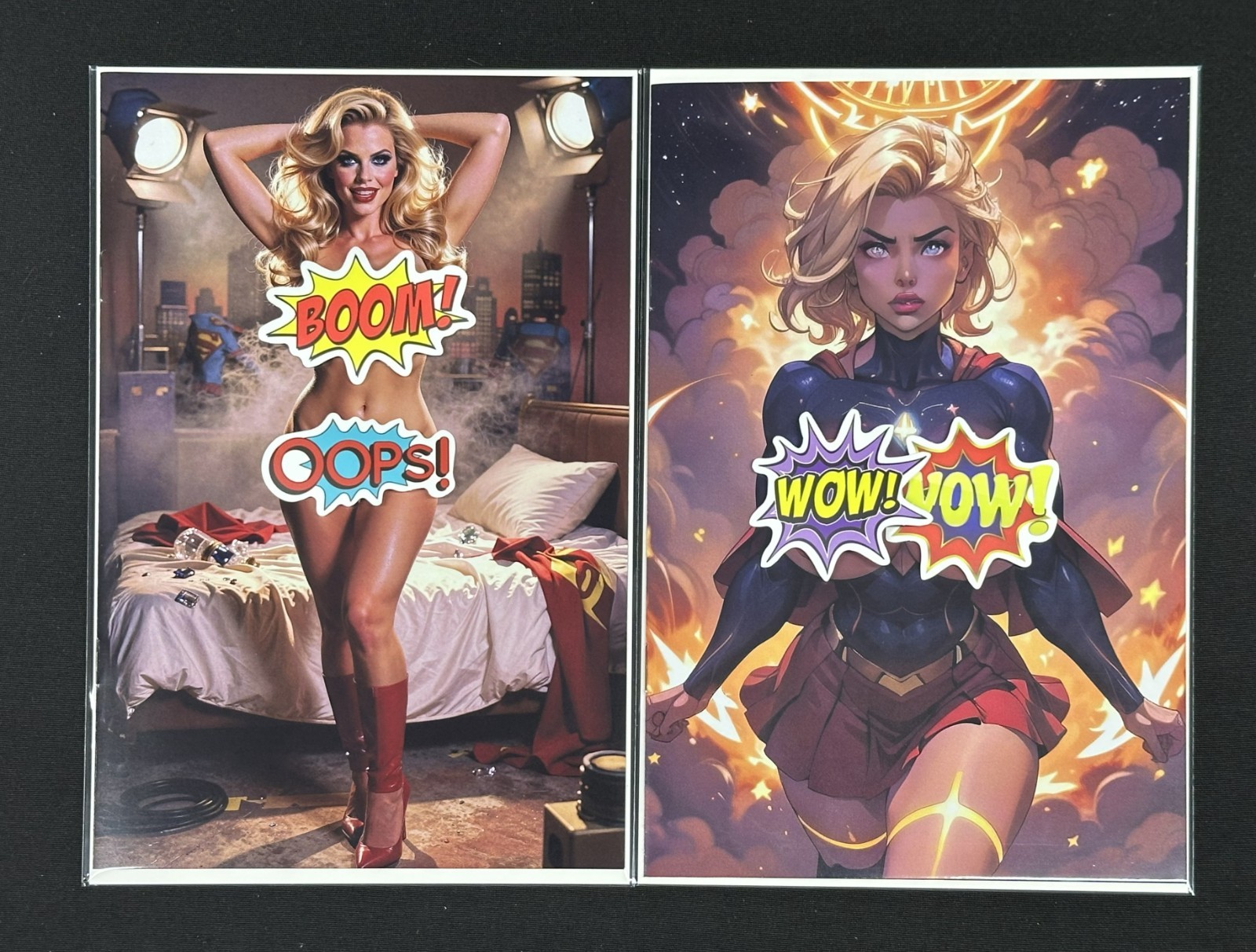 Keys Comics #1 Supergirl Naughty Virgin Cover NM LTD 100