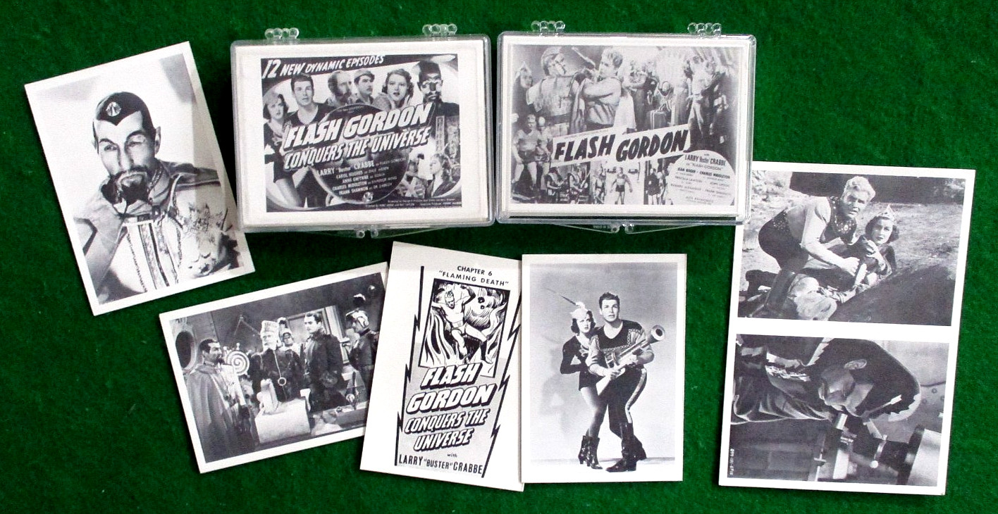 Flash Gordon + Conquers The Universe card Sets Complete + PROMO SAMPLES LIC VERS