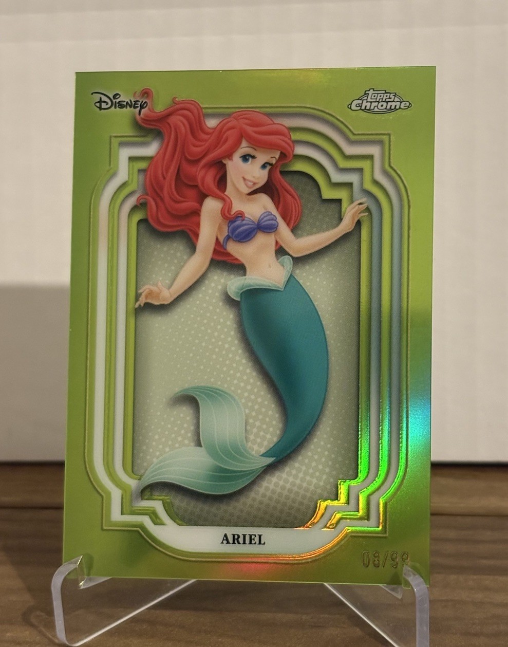 2024 Topps Chrome Disney Ariel { The Little Mermaid} /99
