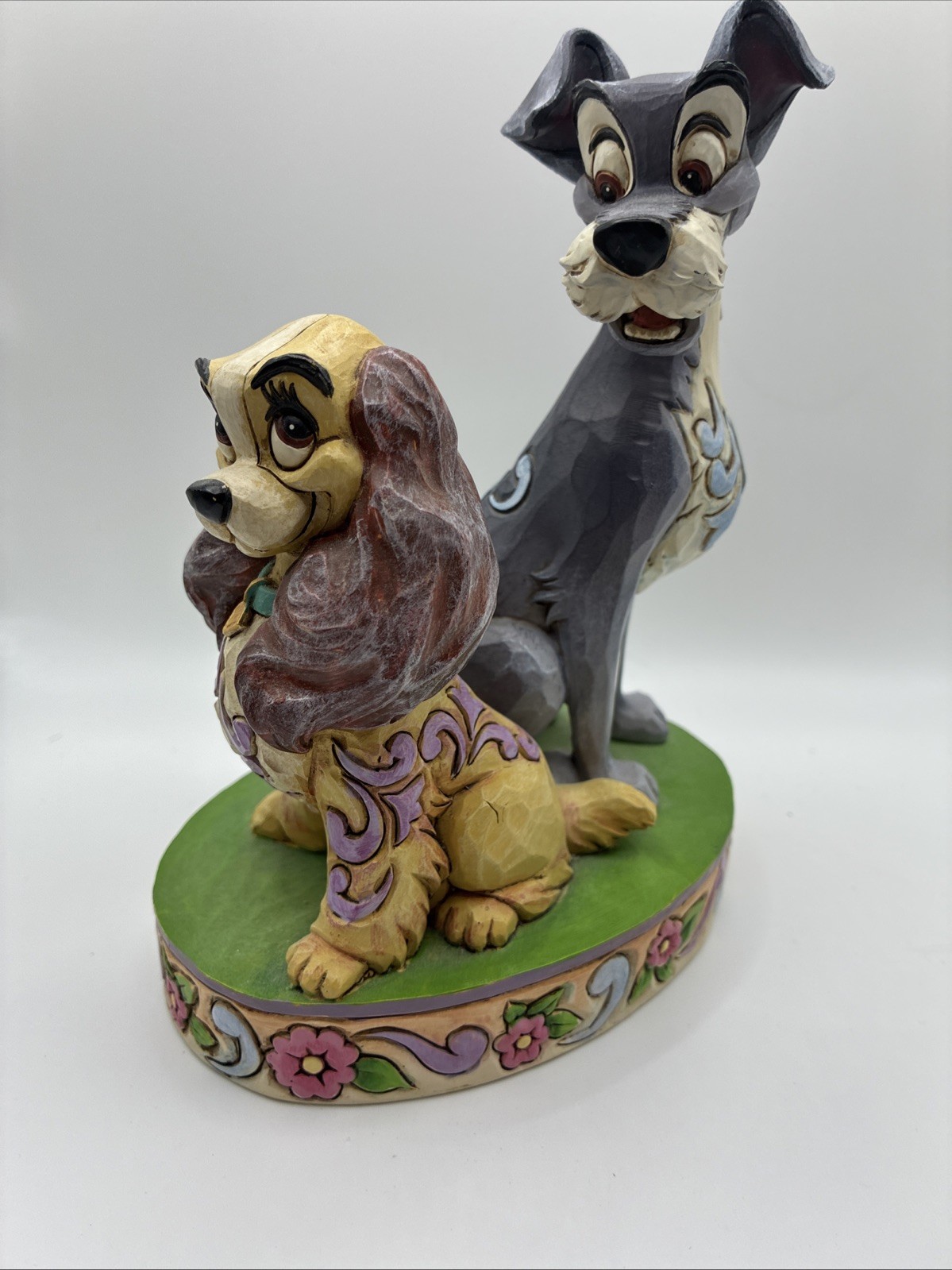 Jim Shore Disney Traditions Opposites Attract Lady and The Tramp Figurine